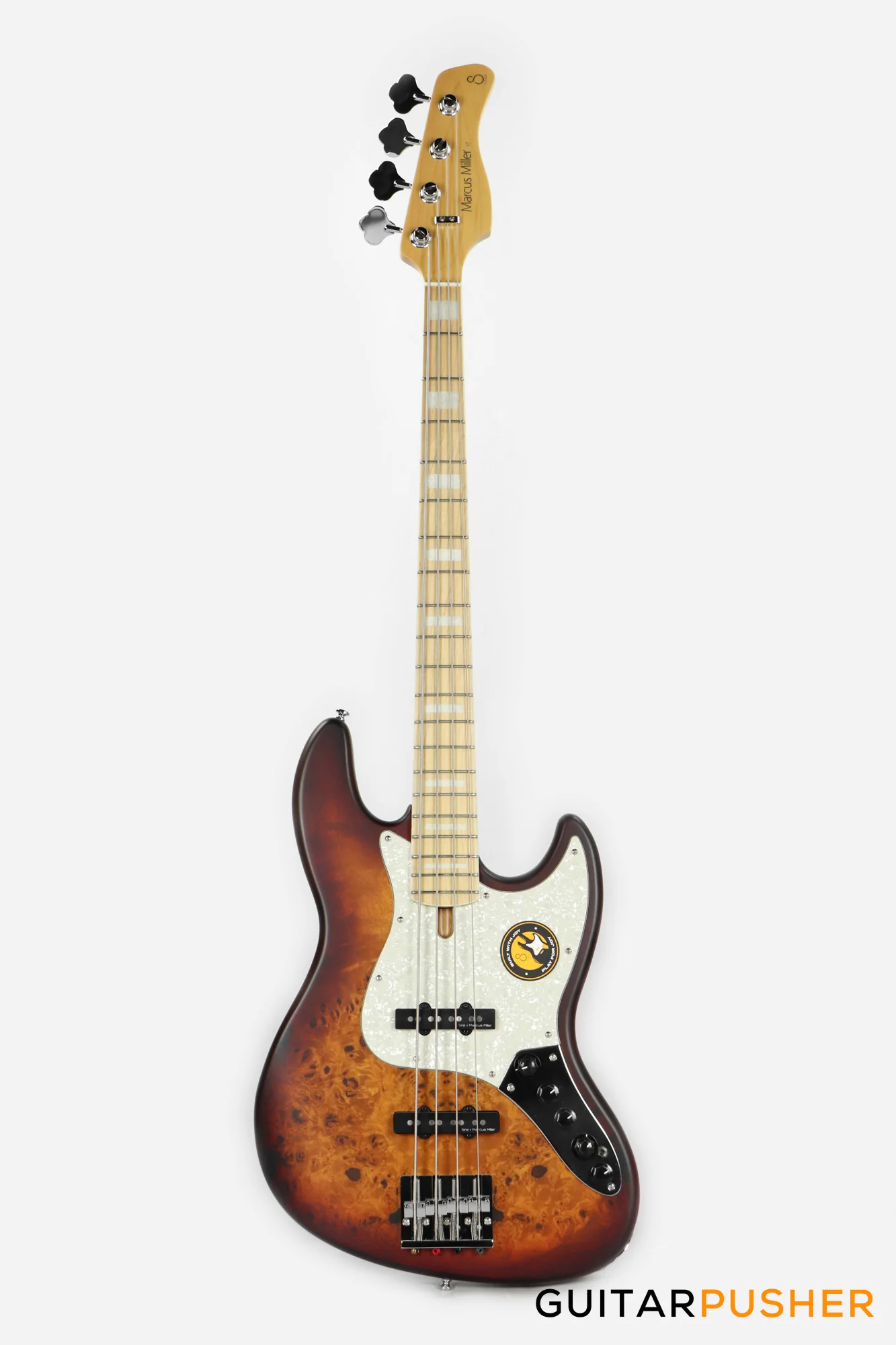 Sire V7 Swamp Ash Reissue 4-String Bass - Tobacco Sunburst Satin (2024) - Image 2