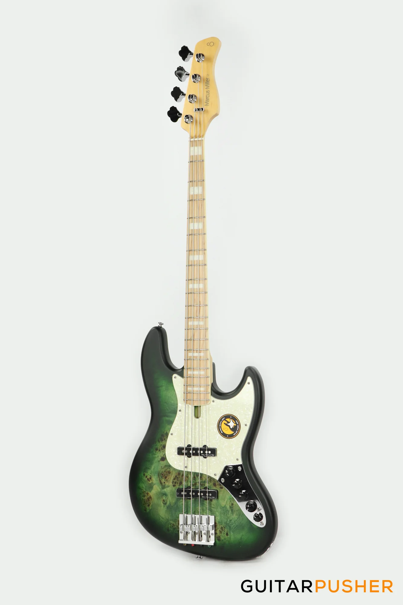 Sire V7 Swamp Ash Reissue 4-String Bass - Transparent Green Satin (2024) - Image 7