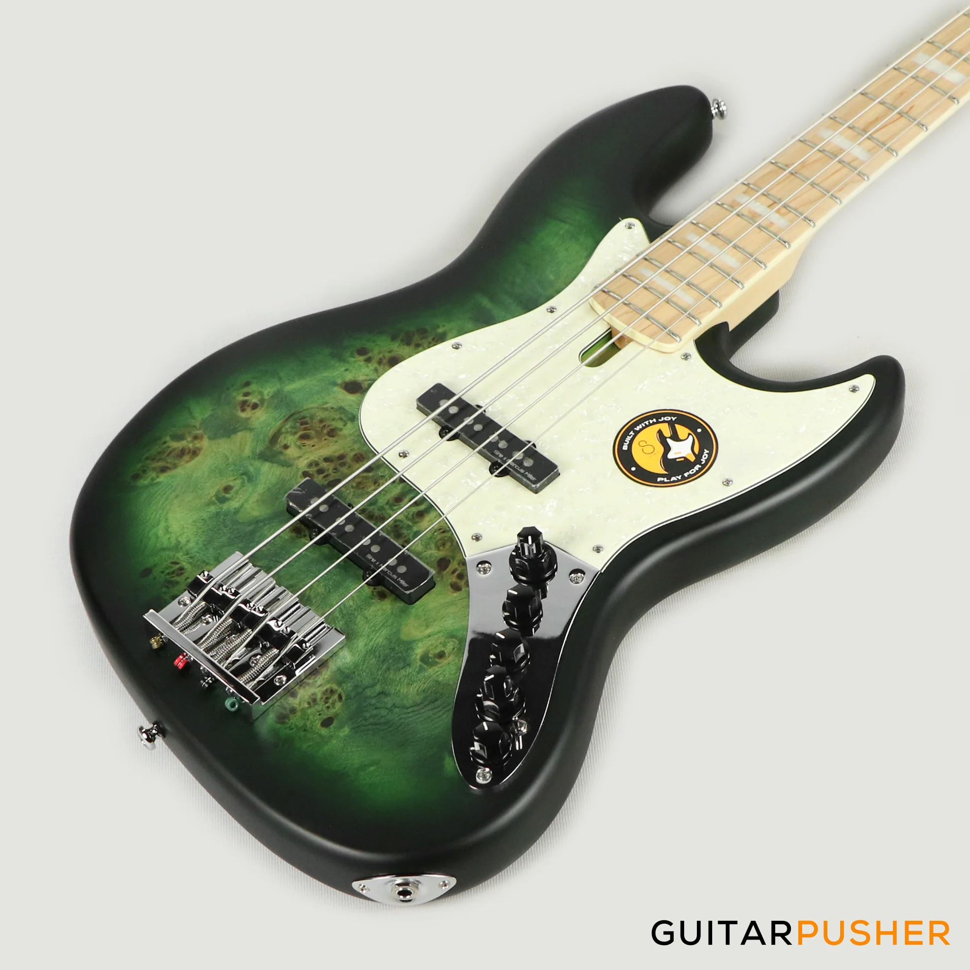 Sire V7 Swamp Ash Reissue 4-String Bass - Transparent Green Satin (2024) - Image 9