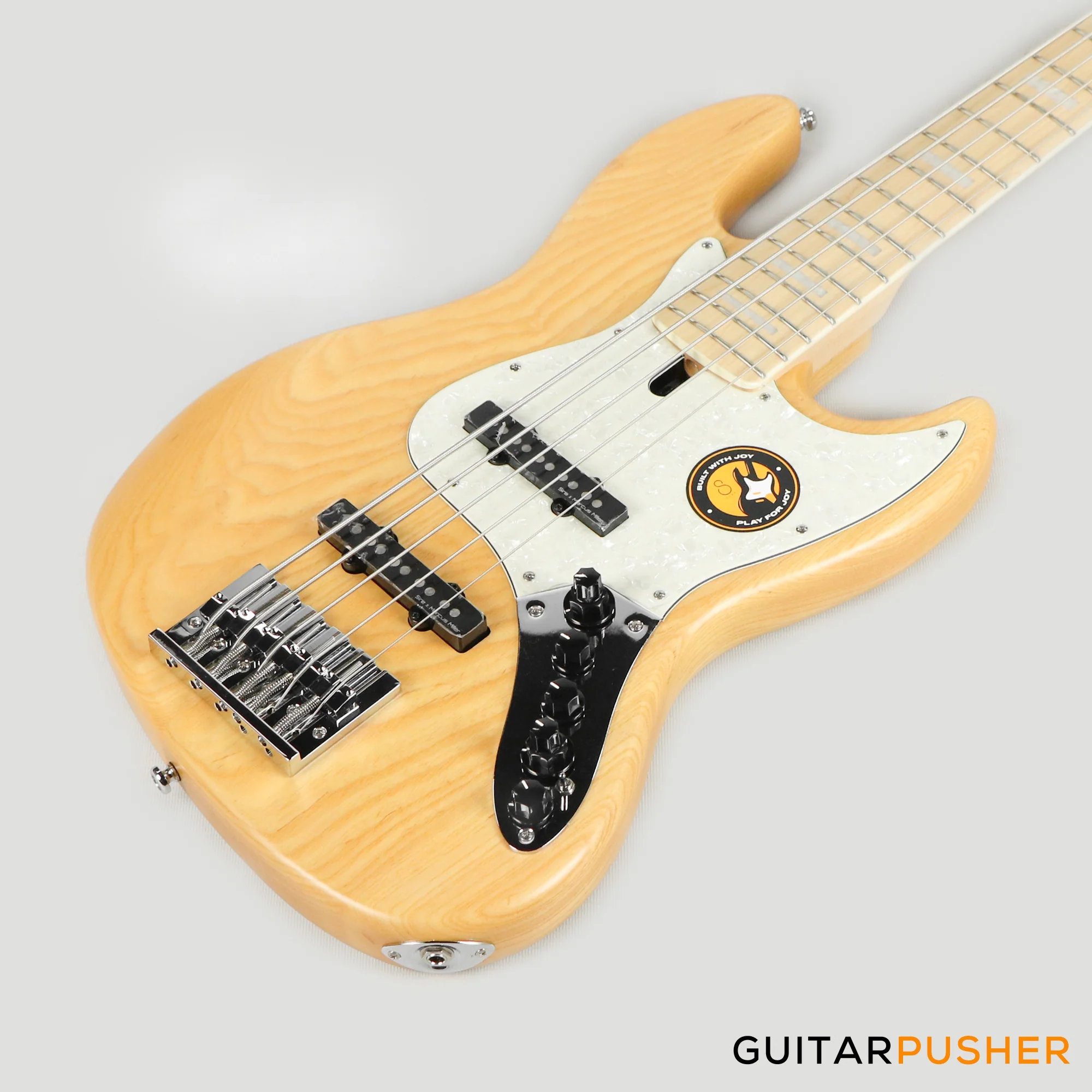 Sire V7 Swamp Ash Reissue 5-String Bass - Natural Satin (2024) - Image 10