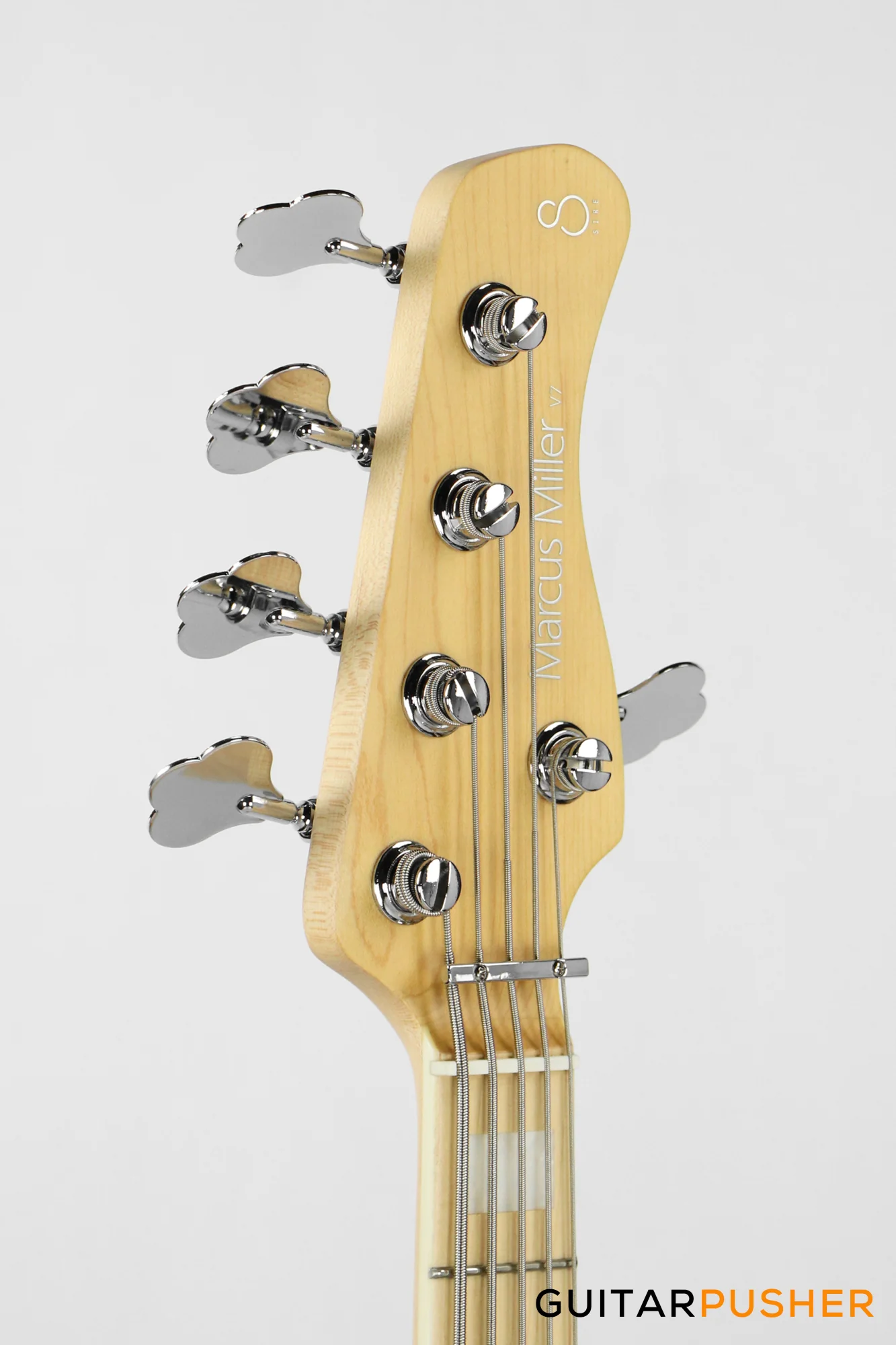 Sire V7 Swamp Ash Reissue 5-String Bass - Natural Satin (2024) - Image 5