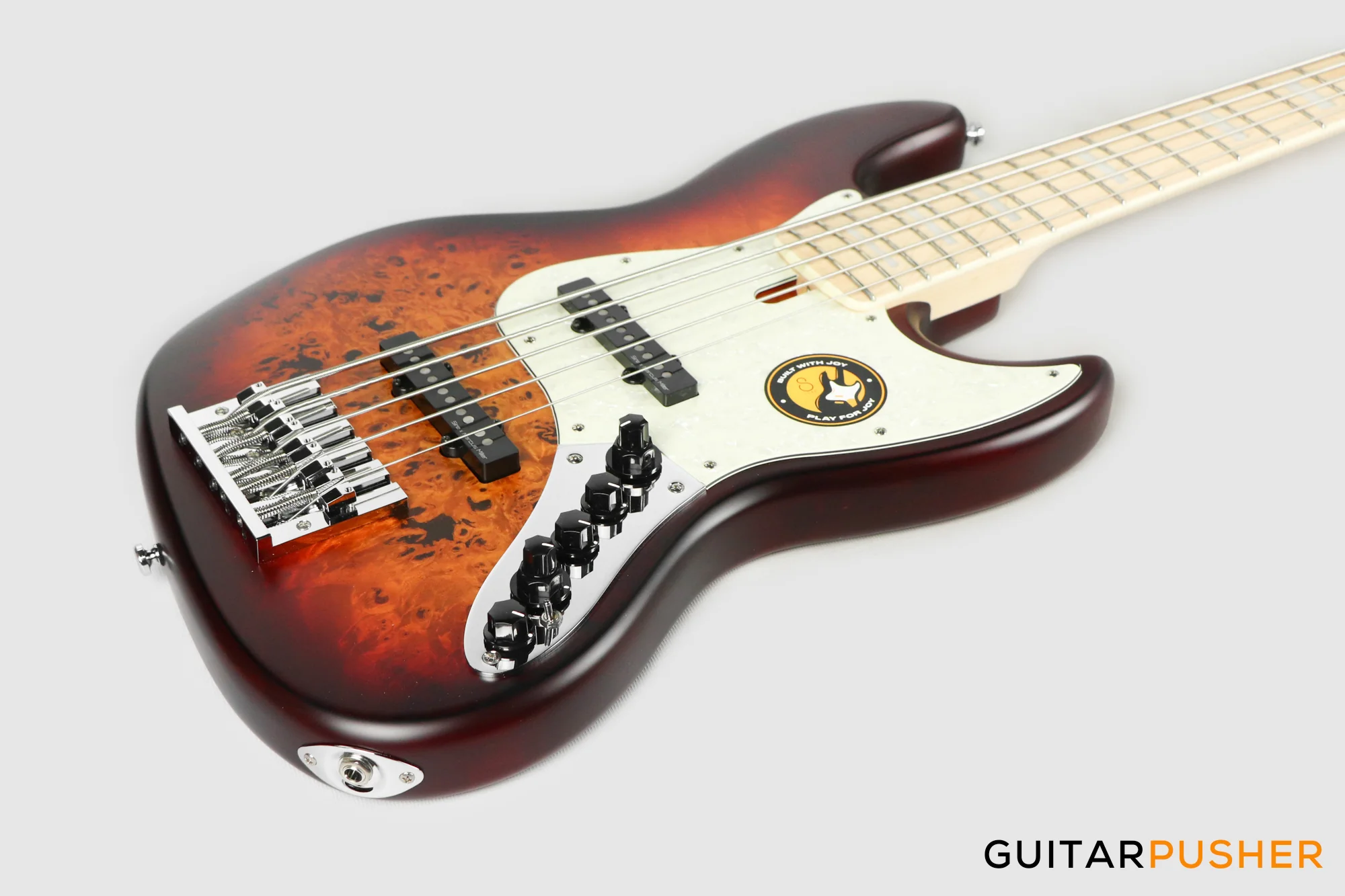Sire V7 Swamp Ash Reissue 5-String Bass - Tobacco Sunburst Satin (2024) - Image 10
