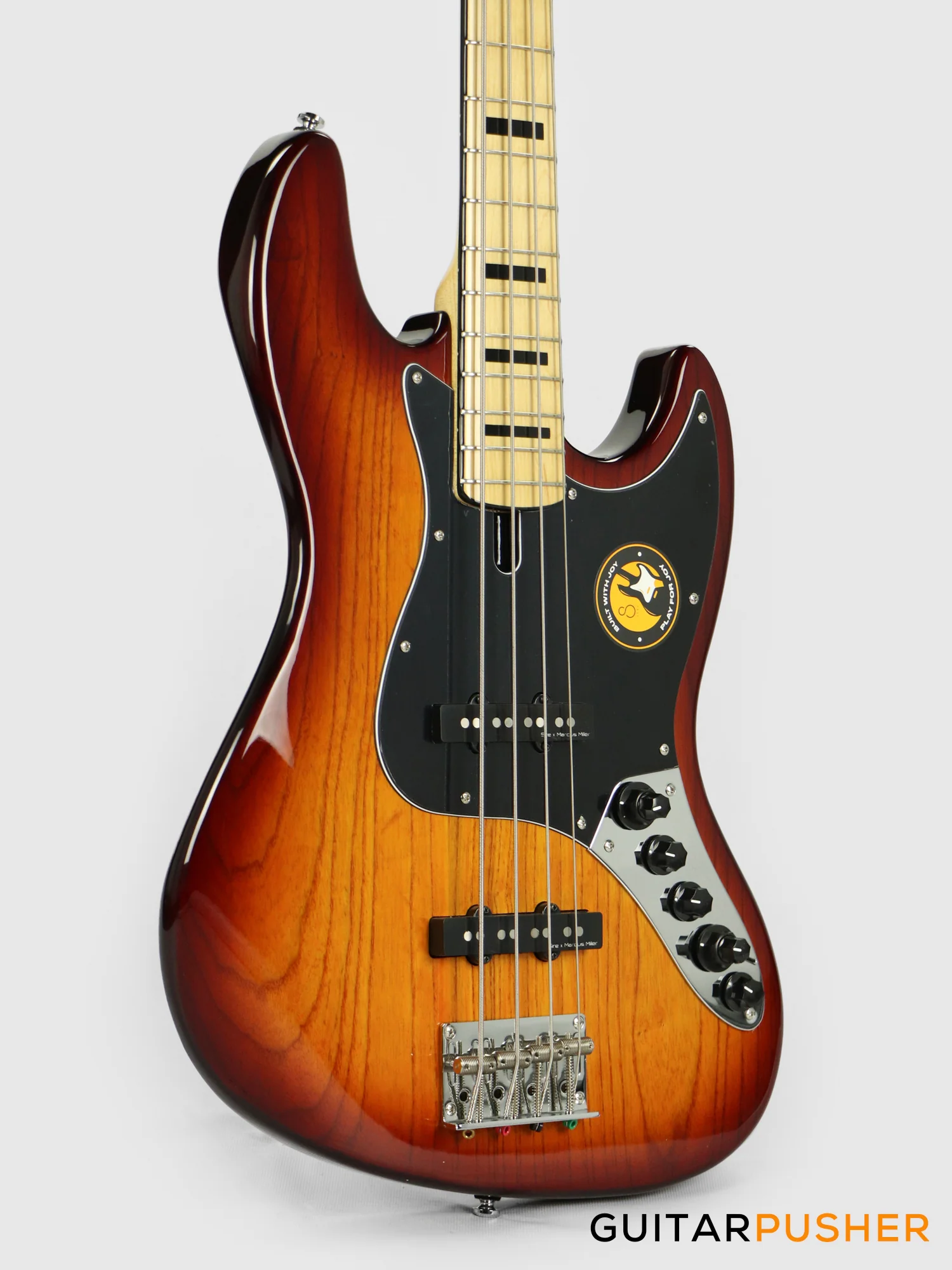 Sire V7 Vintage Swamp Ash 4-String JB Bass Tobacco Sunburst (2023) - Image 4