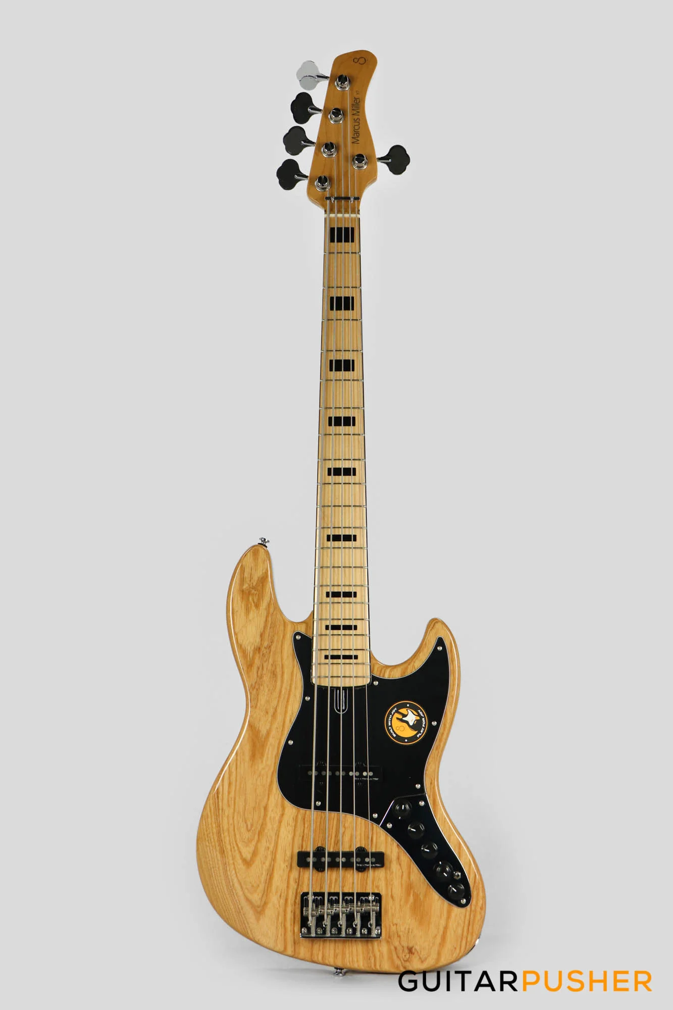 Sire V7 Vintage Swamp Ash 5-String JB Bass Natural (2023) - Image 2