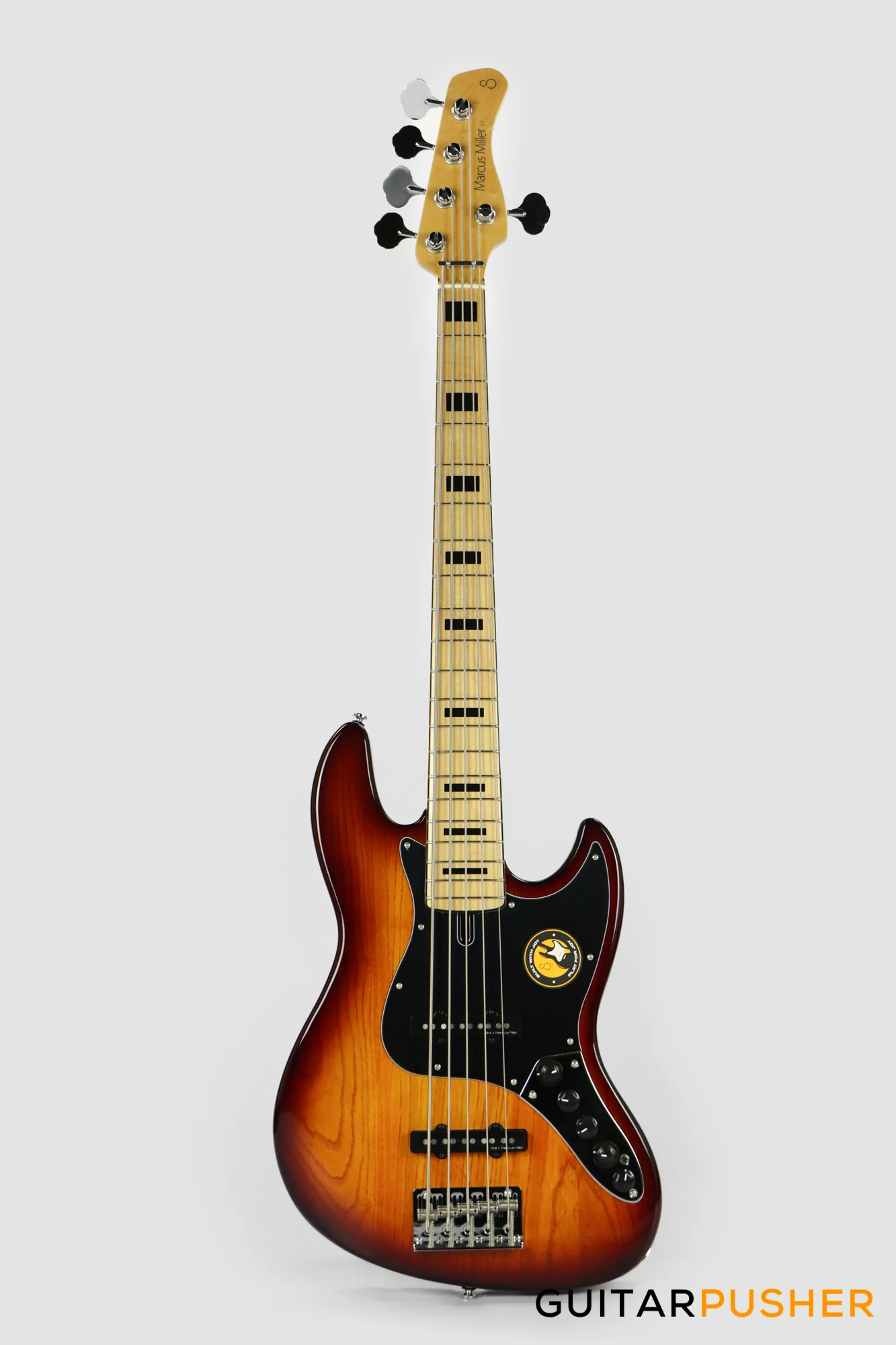 Sire V7 Vintage Swamp Ash 5-String JB Bass Tobacco Sunburst (2023) - Image 2