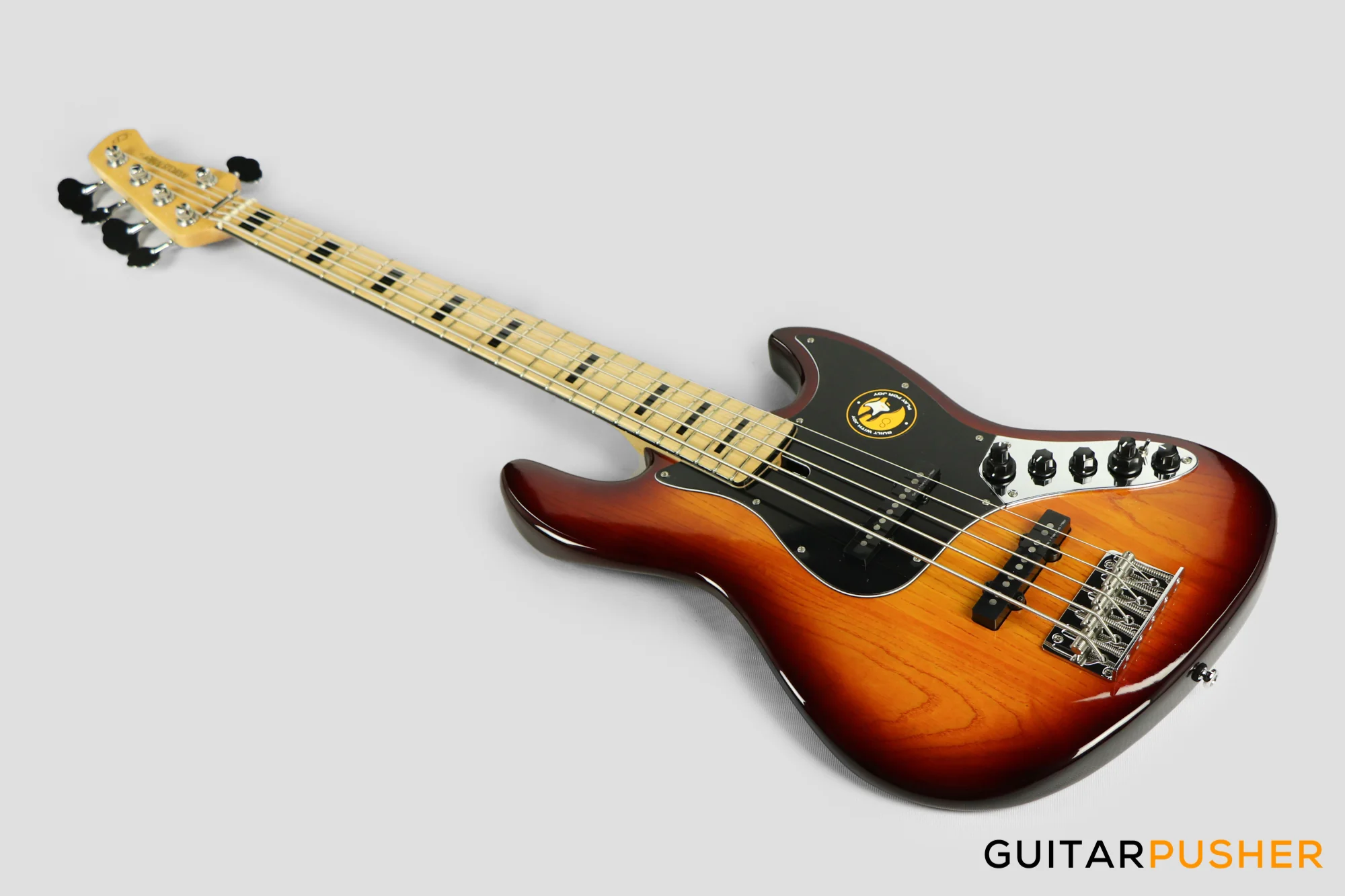 Sire V7 Vintage Swamp Ash 5-String JB Bass Tobacco Sunburst (2023) - Image 3