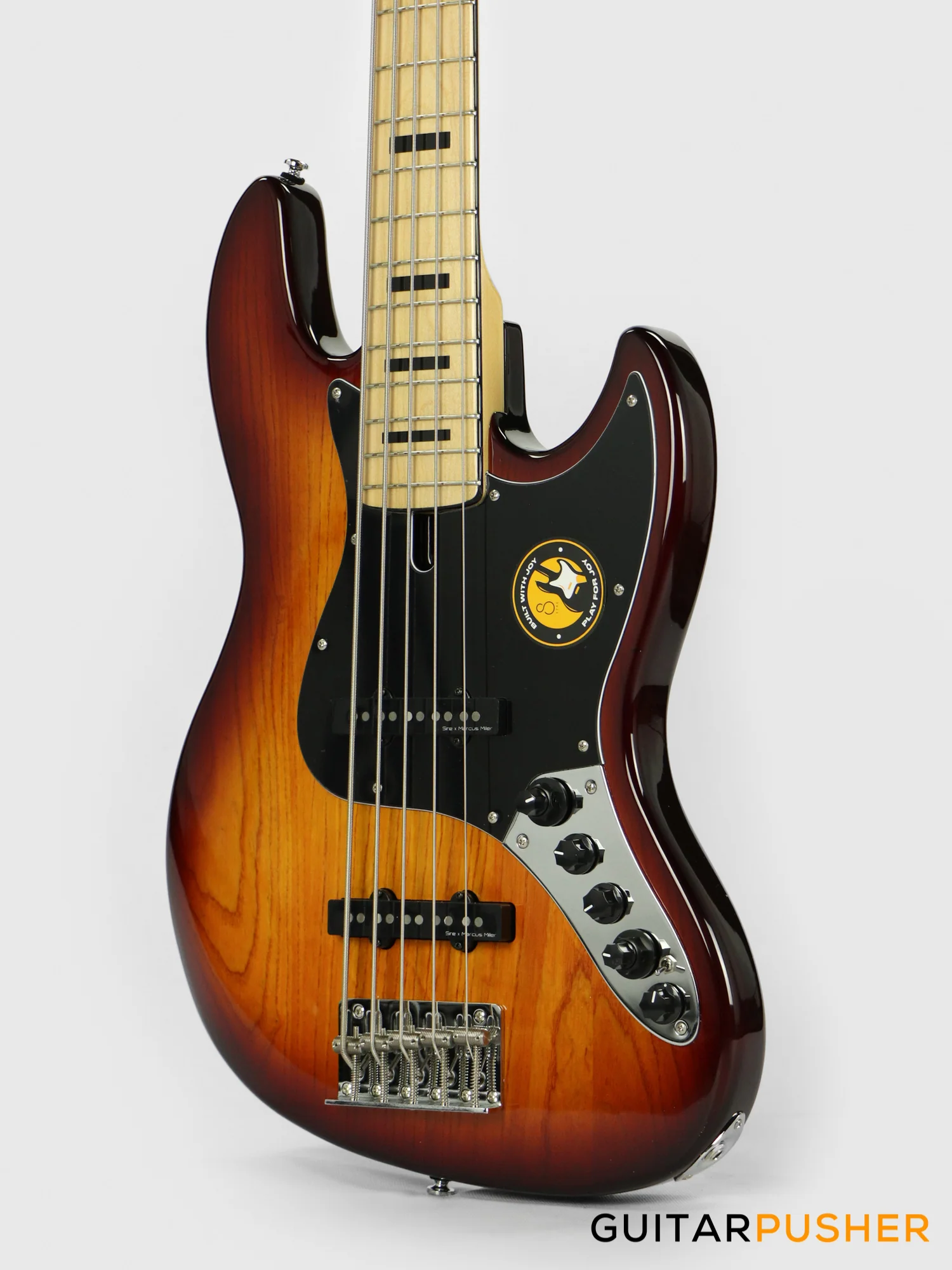 Sire V7 Vintage Swamp Ash 5-String JB Bass Tobacco Sunburst (2023) - Image 4