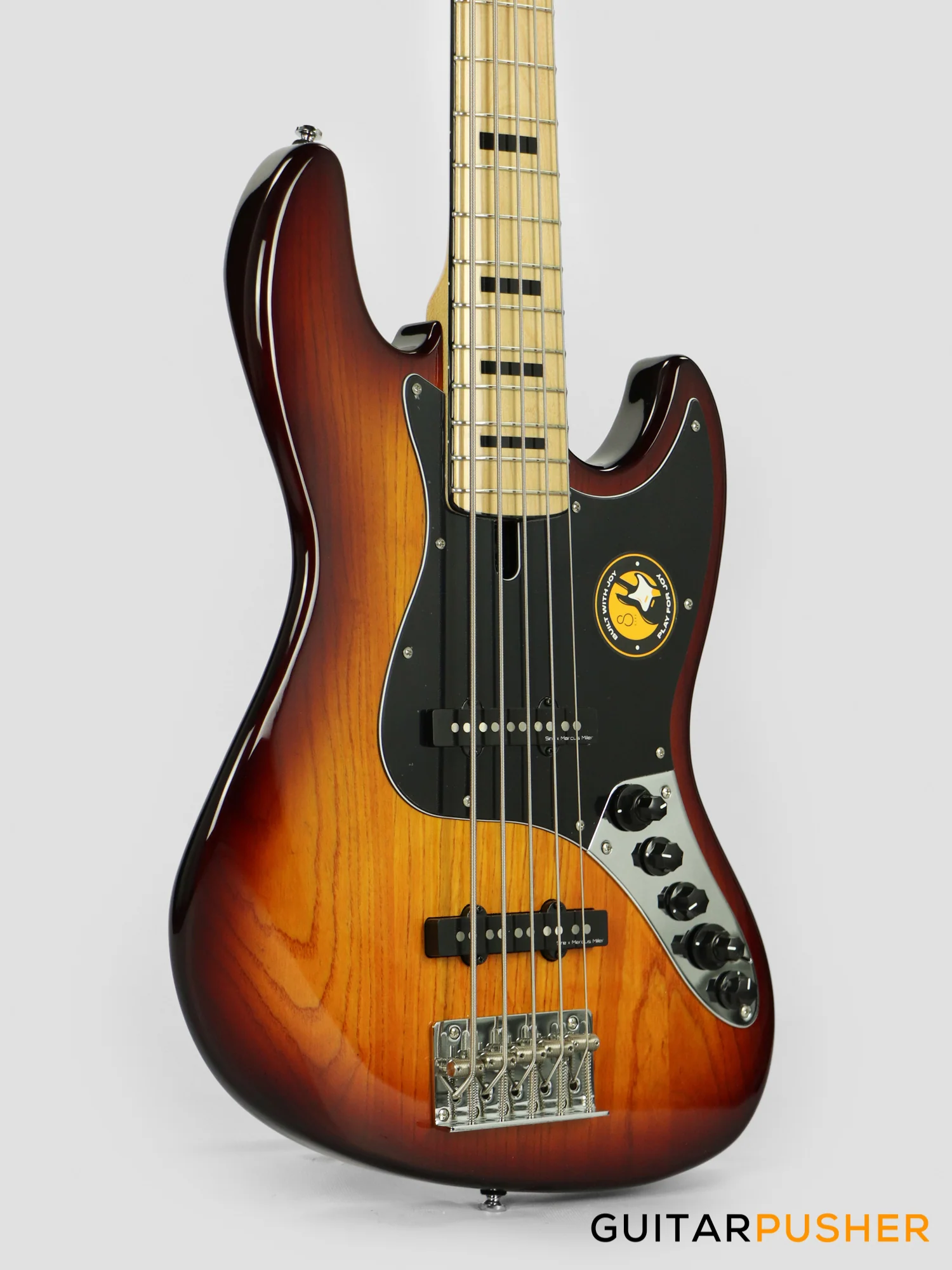 Sire V7 Vintage Swamp Ash 5-String JB Bass Tobacco Sunburst (2023) - Image 7