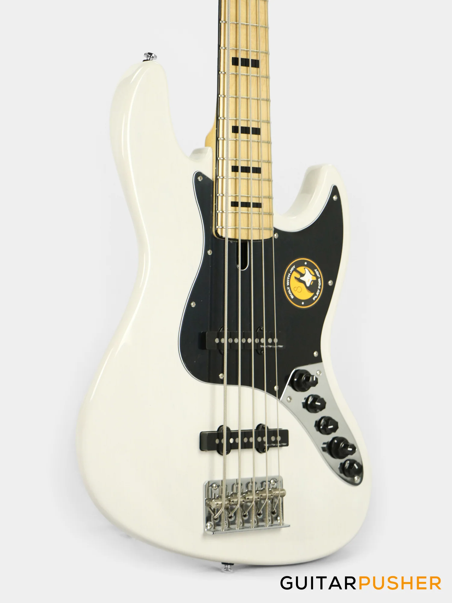 Sire V7 Vintage Swamp Ash 5-String JB Bass White Blonde (2023) - Image 4