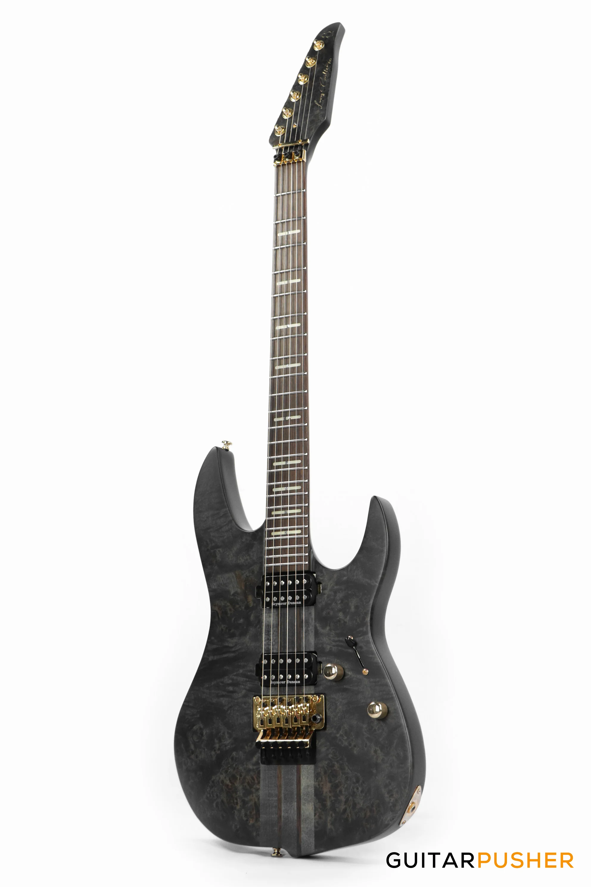 Sire X10 Alder Modern Electric Guitar w/ Floydrose 1000 Series - Transparent Black Satin (2024) - Image 4