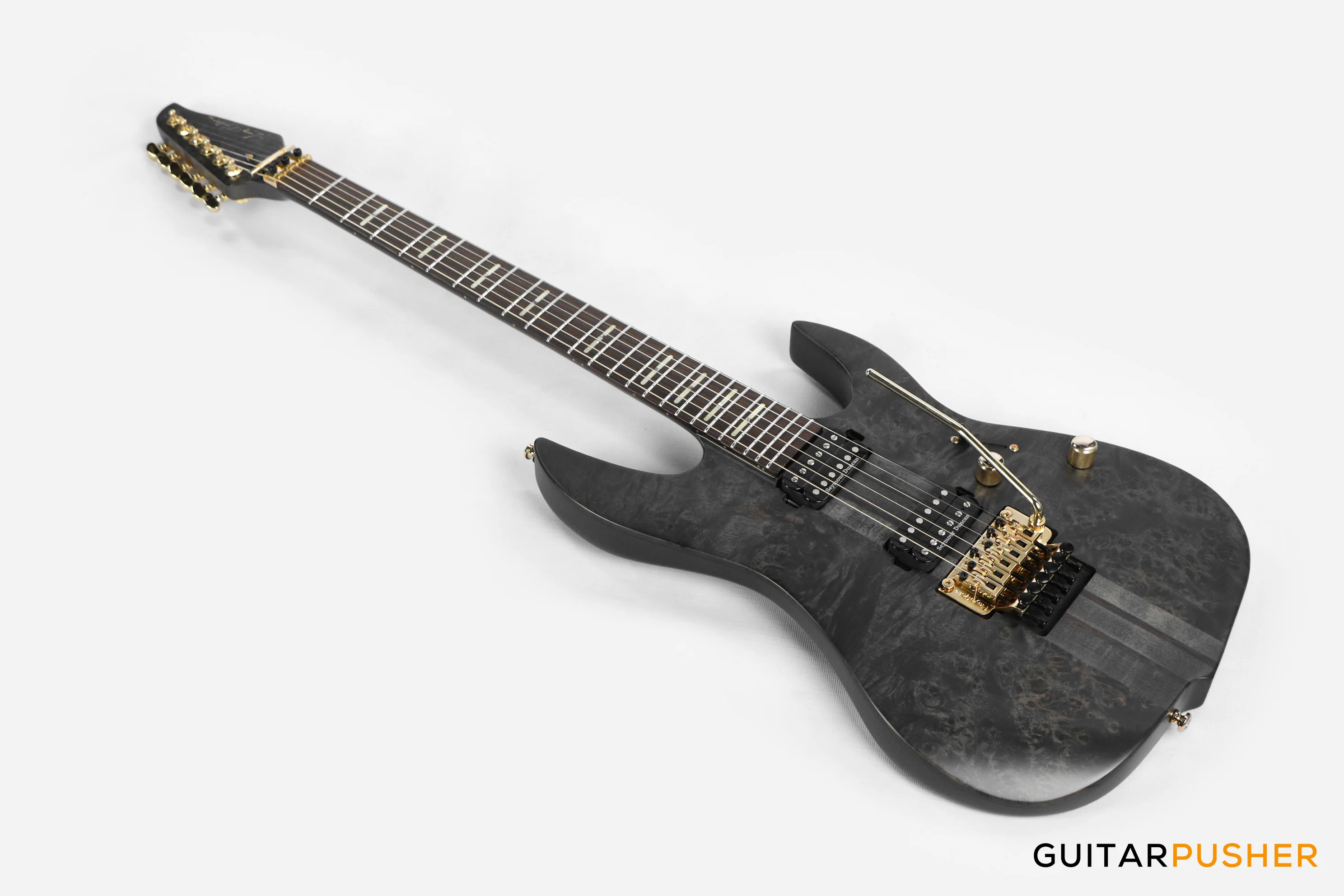 Sire X10 Alder Modern Electric Guitar w/ Floydrose 1000 Series - Transparent Black Satin (2024) - Image 7