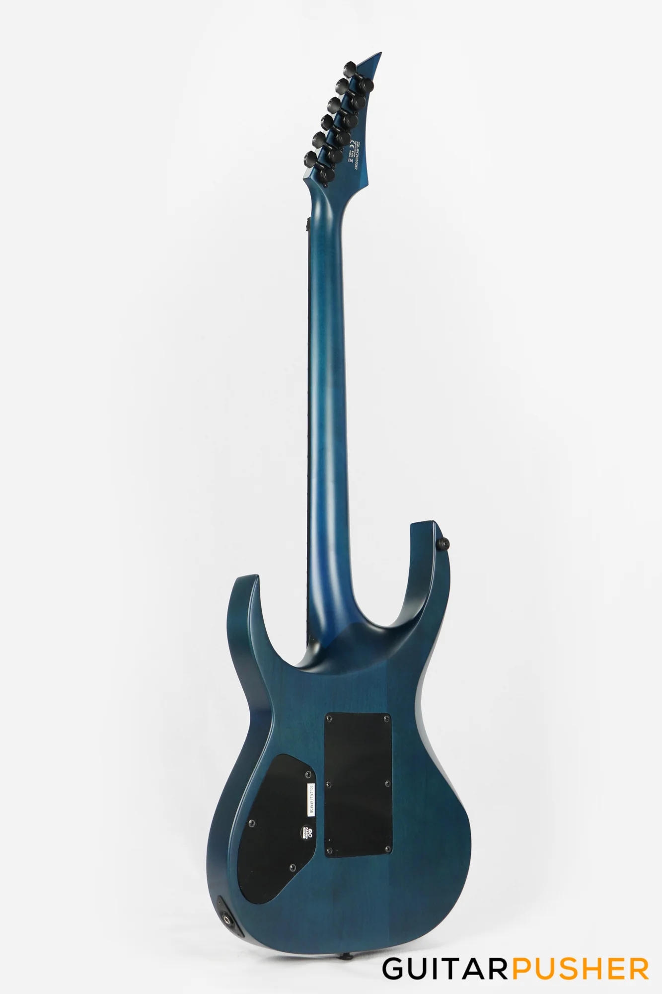 Solar Guitars A1.6FRFOB Flame Ocean Blue Matte Electric Guitar w/ Floyd Rose 1000 - Image 6
