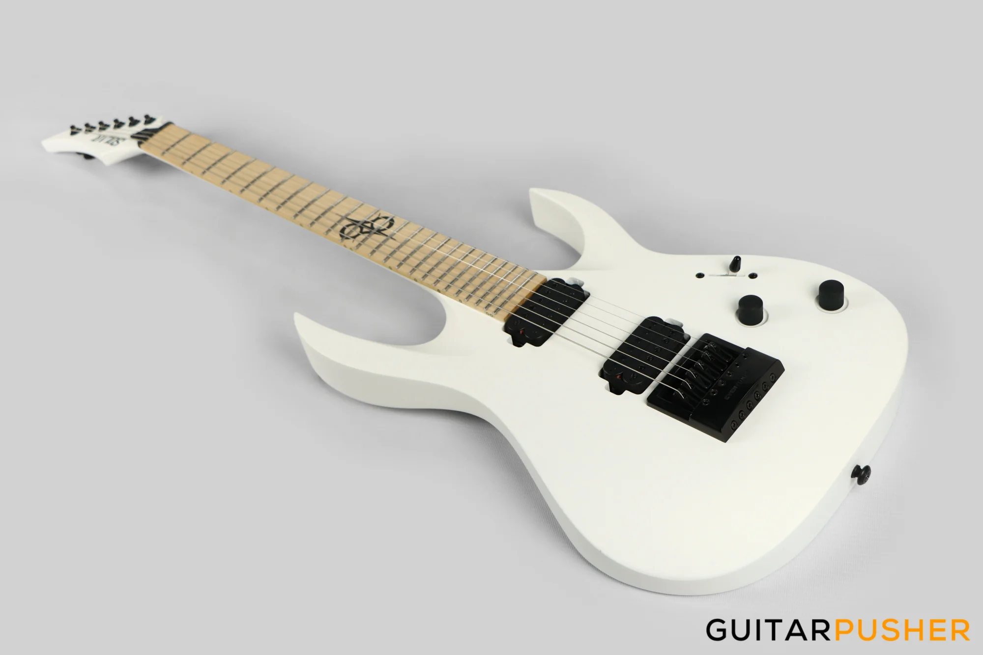 Solar Guitars A1.6W White Matte Electric Guitar w/ Evertune Bridge - Image 8