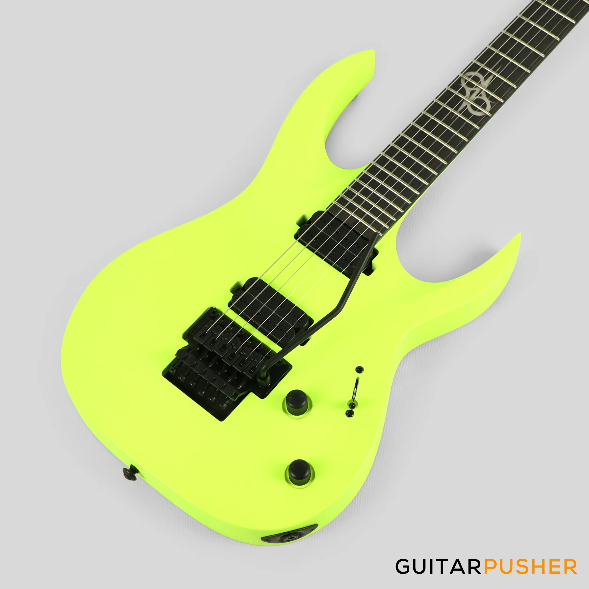Solar Guitars A2.6FR LN Lemon Neon Matte Electric Guitar w/ Floyd Rose - Image 10