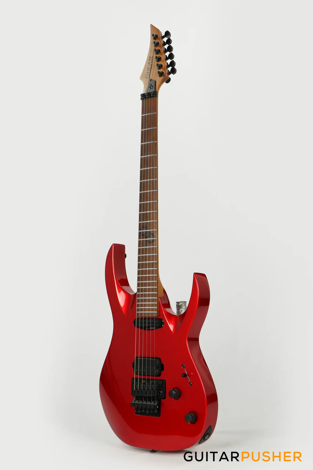 Solar Guitars AB1.6FRCAR Candy Apple Red Metallic Electric Guitar w/ Floyd Rose 1000 - Image 3