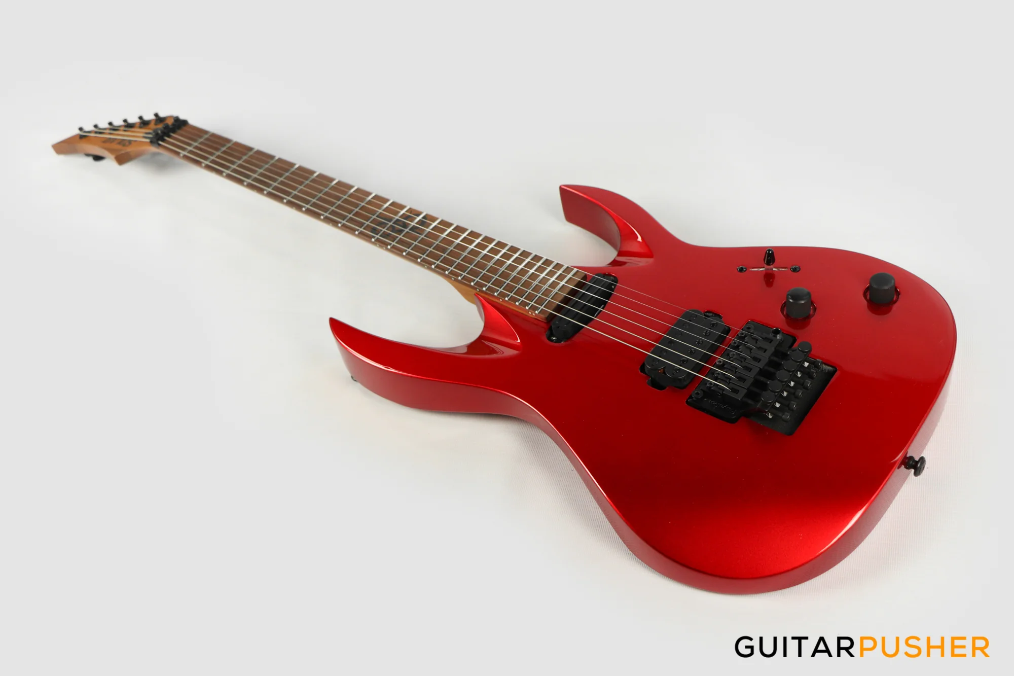Solar Guitars AB1.6FRCAR Candy Apple Red Metallic Electric Guitar w/ Floyd Rose 1000 - Image 5