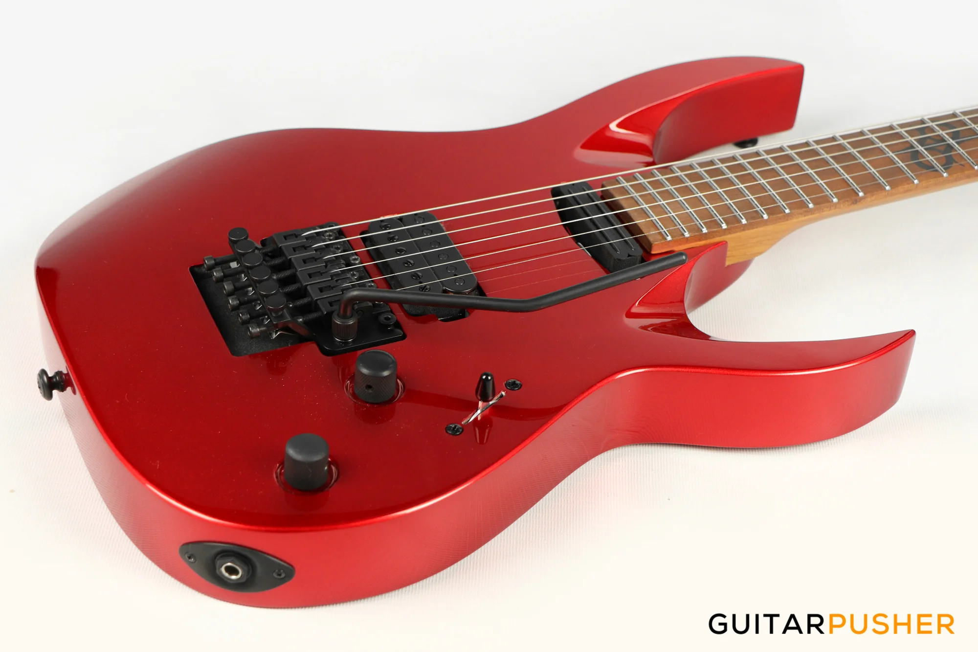 Solar Guitars AB1.6FRCAR Candy Apple Red Metallic Electric Guitar w/ Floyd Rose 1000 - Image 8