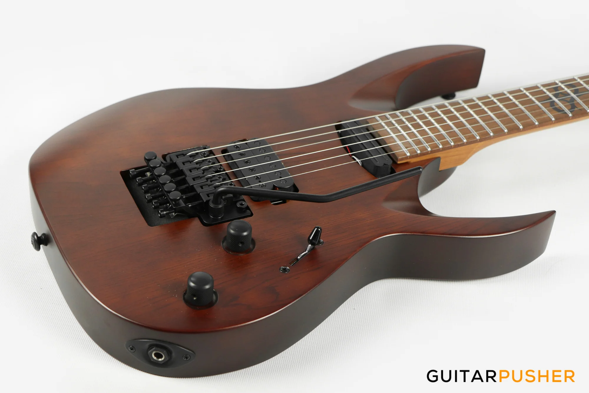 Solar Guitars AB1.6FRNB Natural Brown Matte Electric Guitar w/ Floyd Rose - Image 11