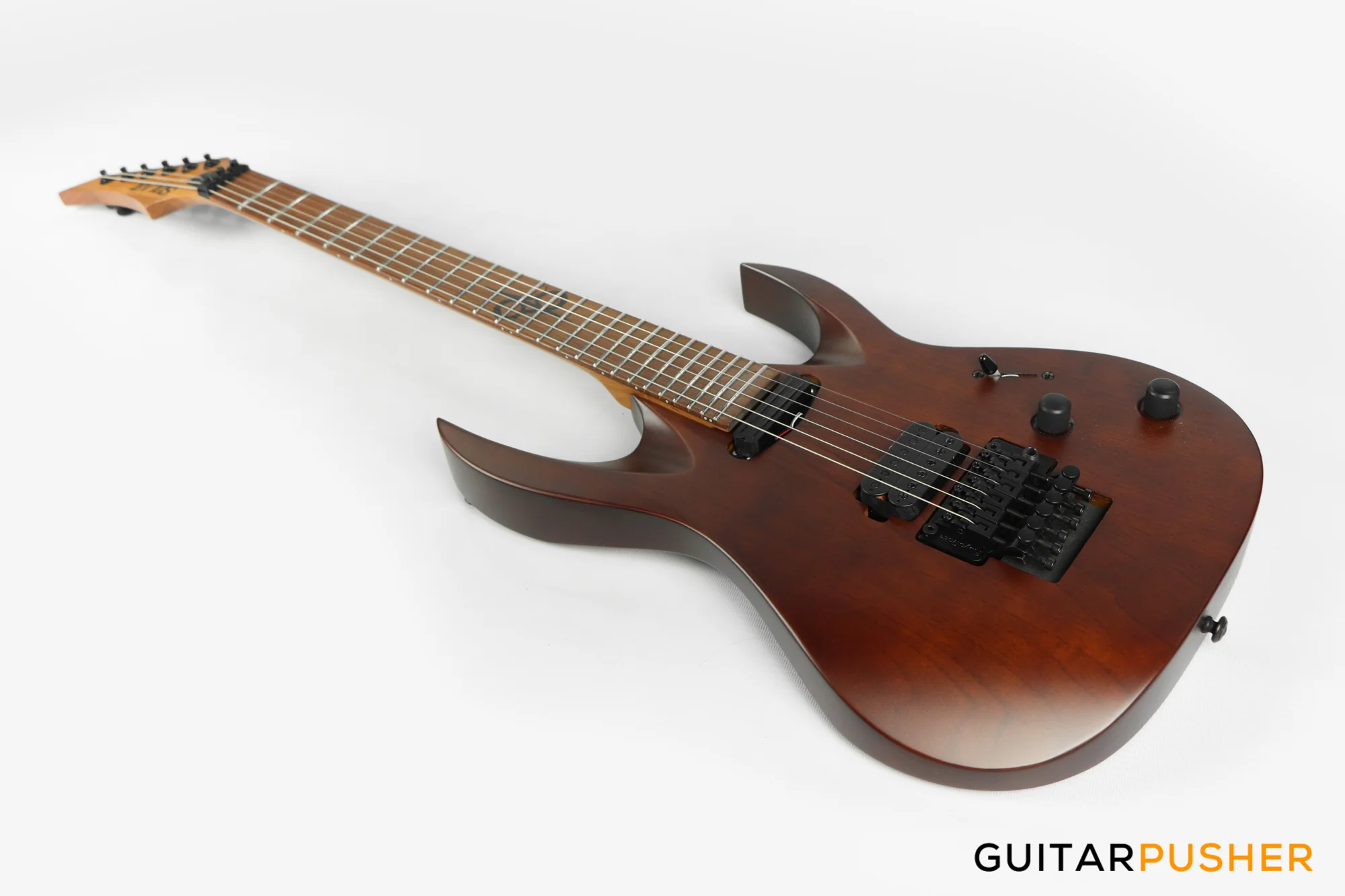 Solar Guitars AB1.6FRNB Natural Brown Matte Electric Guitar w/ Floyd Rose - Image 9