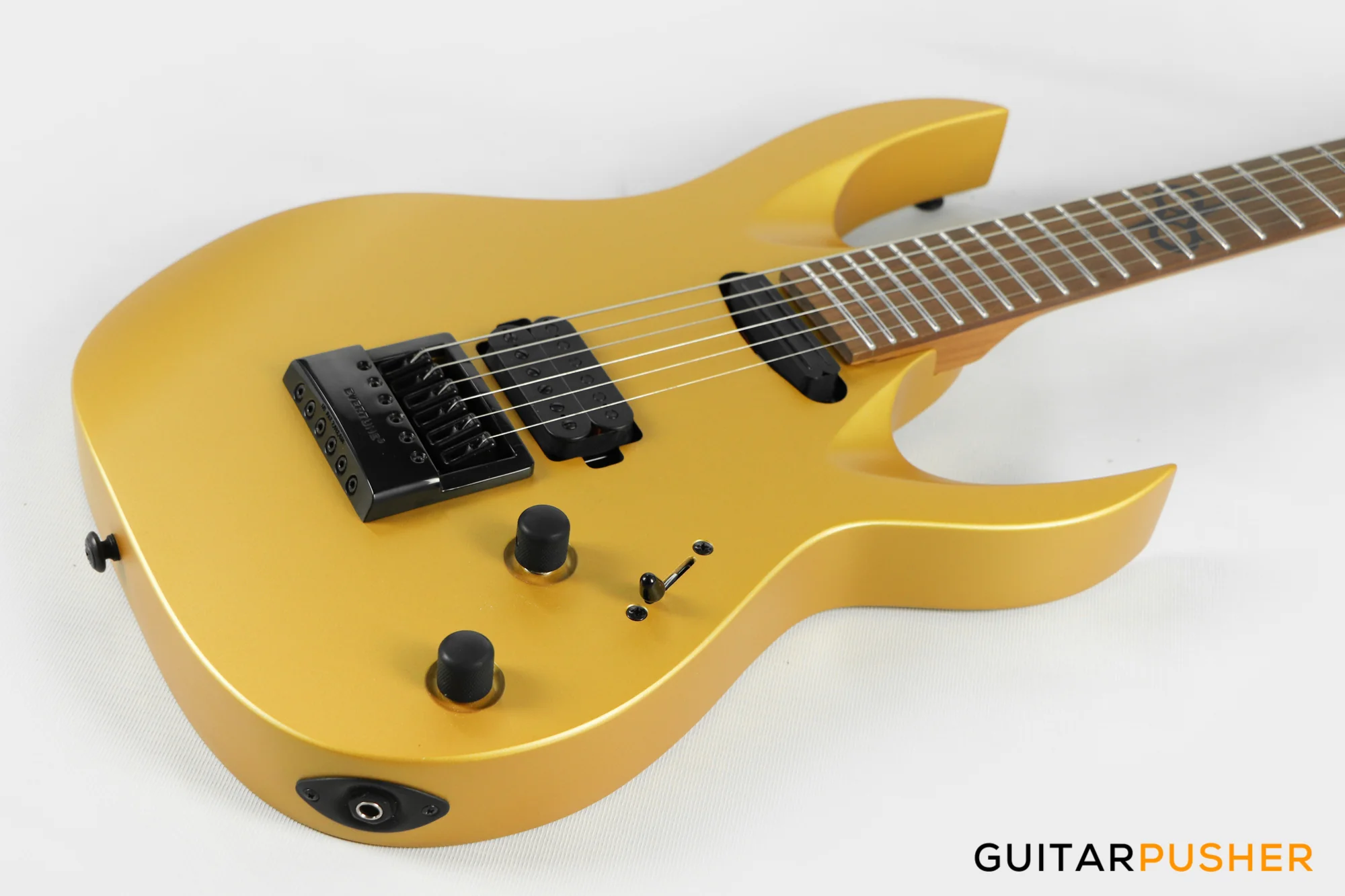 Solar Guitars AB1.6G Antique Gold Matte Electric Guitar w/ Evertune Bridge - Image 11