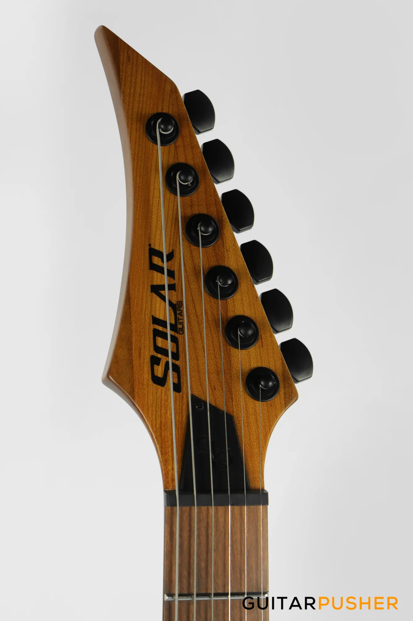 Solar Guitars AB1.6G Antique Gold Matte Electric Guitar w/ Evertune Bridge - Image 7