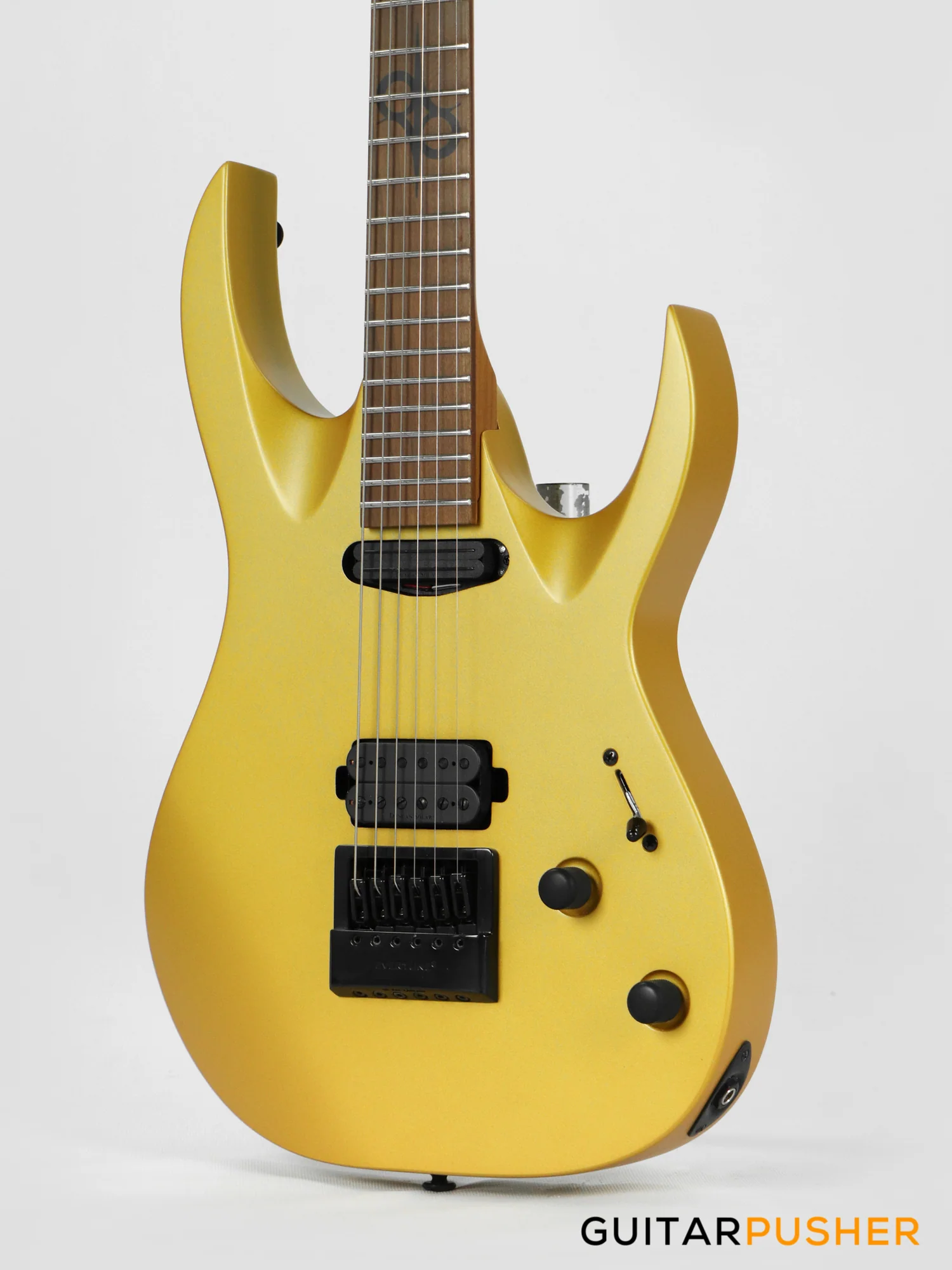 Solar Guitars AB1.6G Antique Gold Matte Electric Guitar w/ Evertune Bridge - Image 8