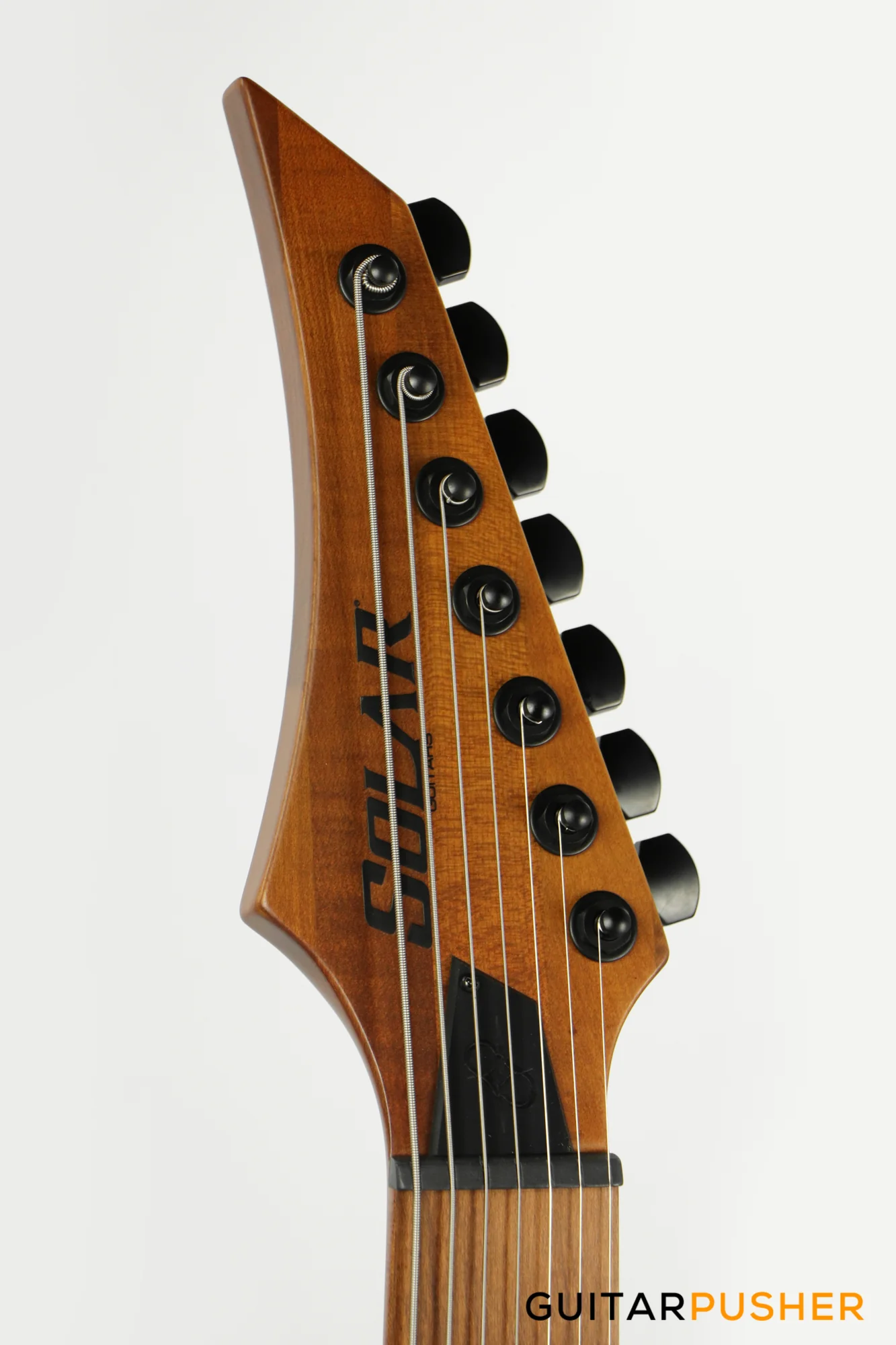 Solar Guitars AB1.7C Carbon Black Matte 7-String Electric Guitar with Evertune Bridge - Image 11
