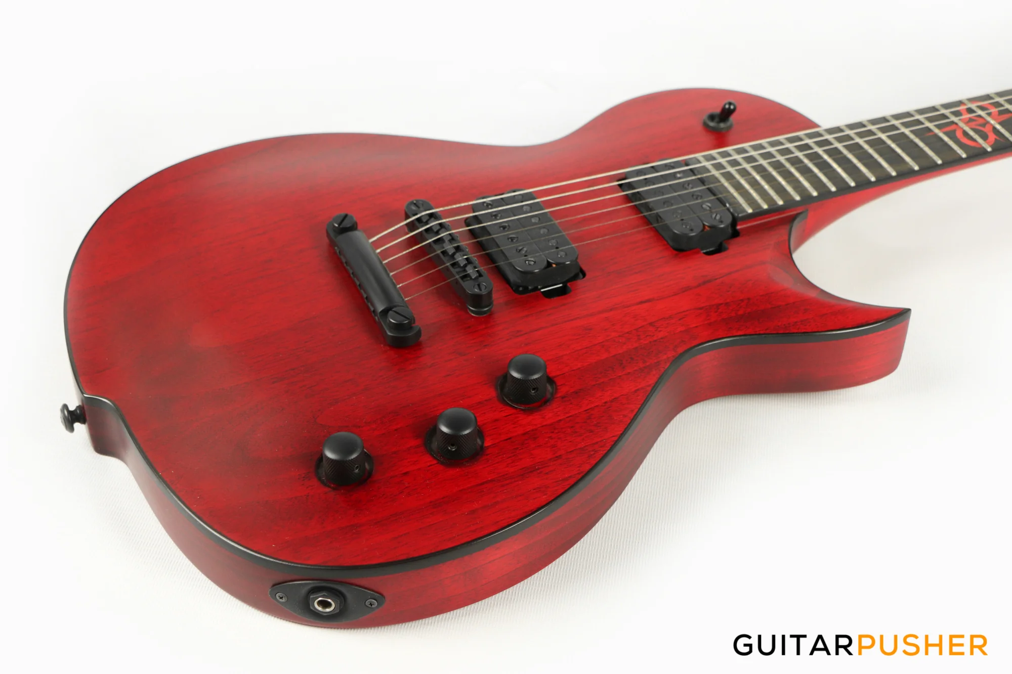 Solar Guitars GC 2.6 Singlecut Electric Guitar - Transblood Red Matte - Image 10