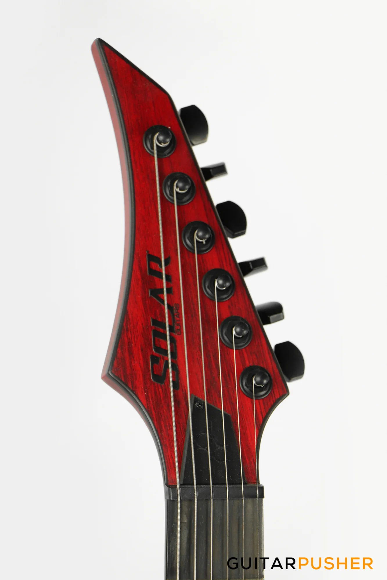 Solar Guitars GC 2.6 Singlecut Electric Guitar - Transblood Red Matte - Image 3