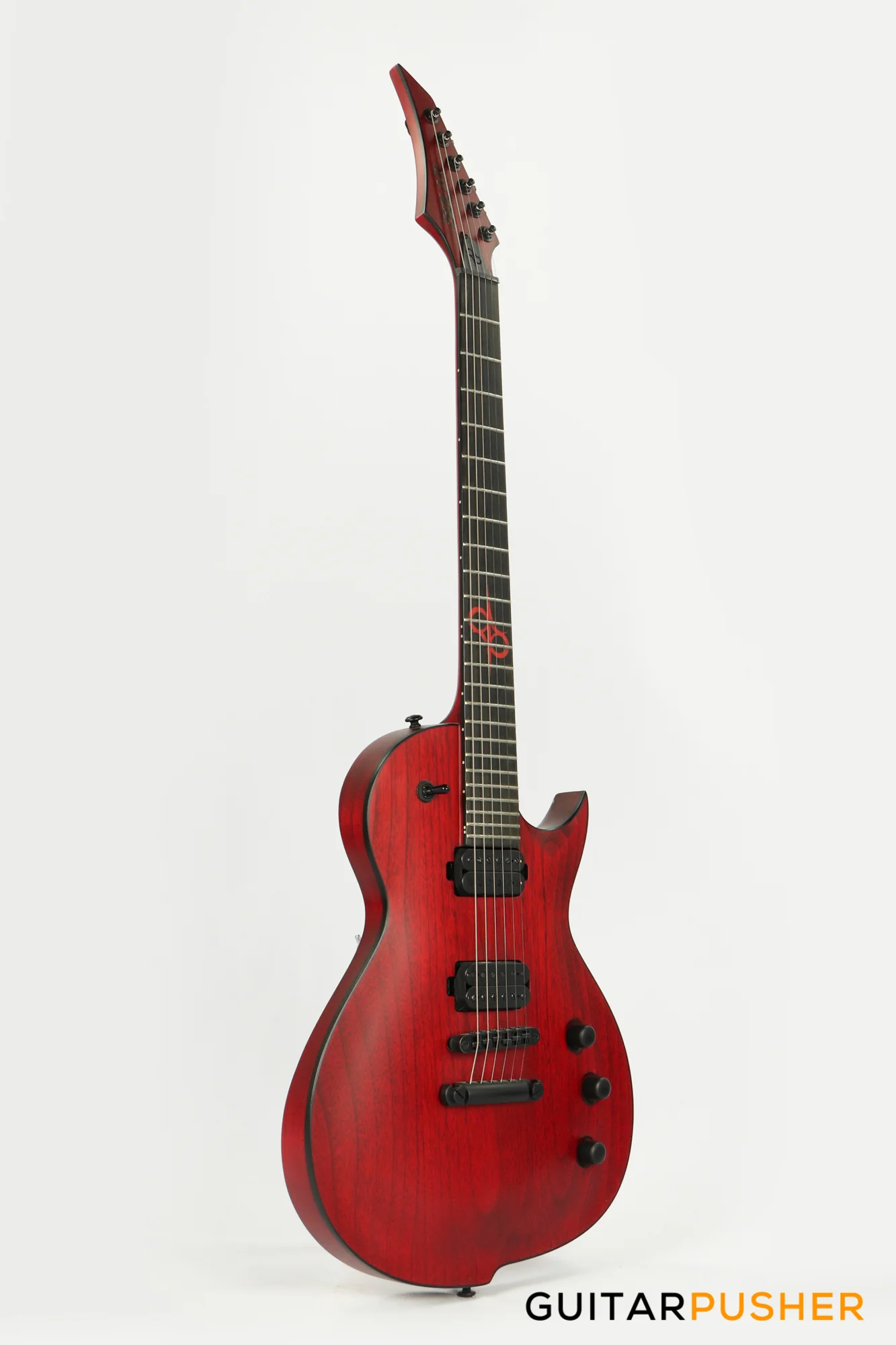 Solar Guitars GC 2.6 Singlecut Electric Guitar - Transblood Red Matte - Image 4