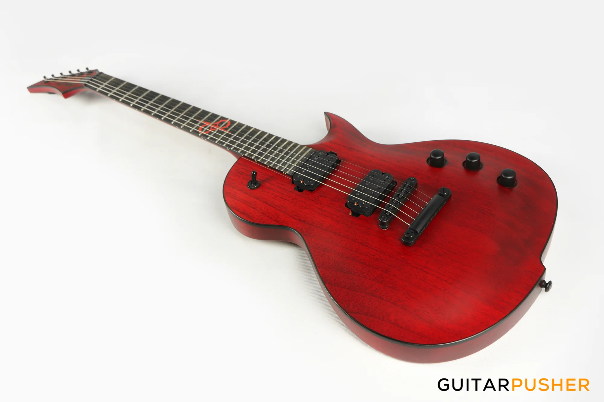 Solar Guitars GC 2.6 Singlecut Electric Guitar - Transblood Red Matte - Image 8