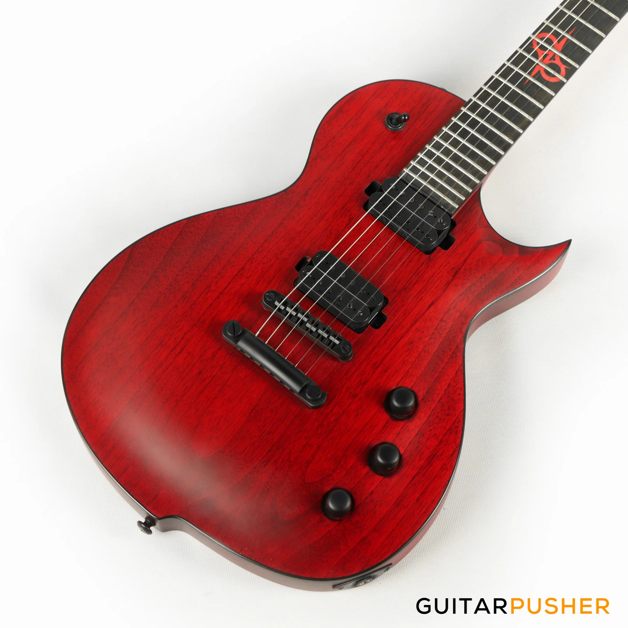 Solar Guitars GC 2.6 Singlecut Electric Guitar - Transblood Red Matte - Image 9