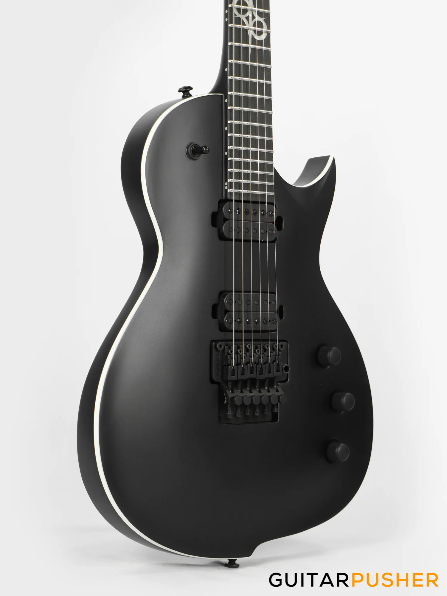 Solar Guitars GC1.6FRC Carbon Black Matte Singlecut Electric Guitar w/ FLoyd Rose 1000 - Image 4