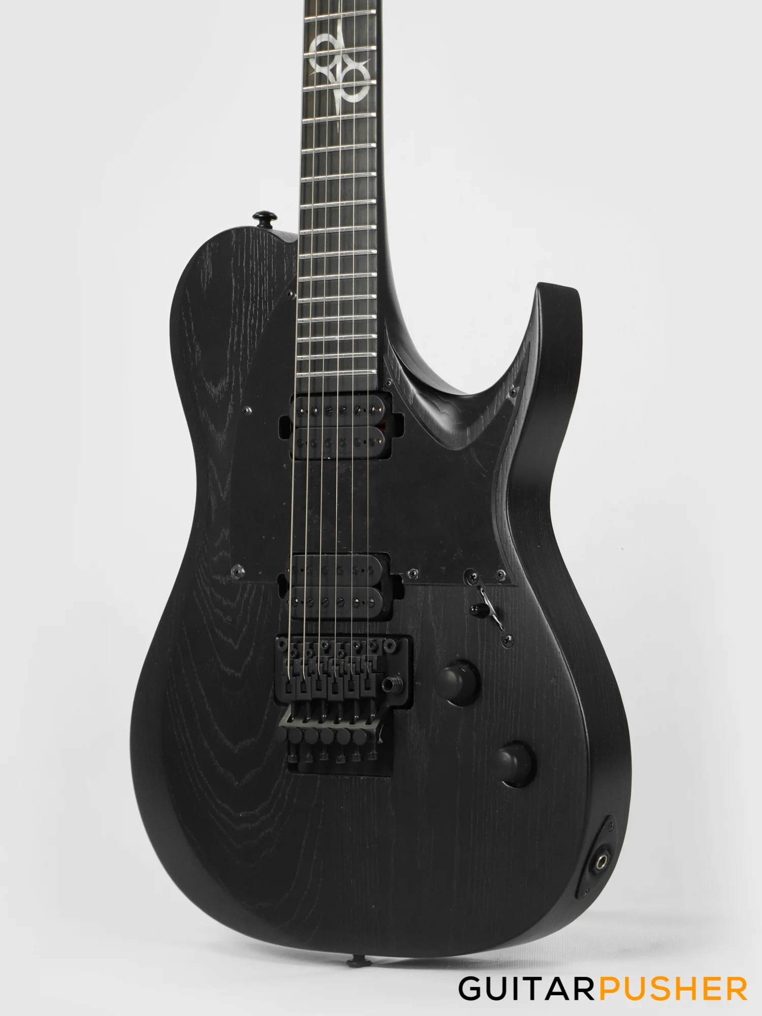 Solar Guitars T1.6FRBOP Black Open Pore Matte Electric Guitar w/ Floyd Rose 1000 - Image 2