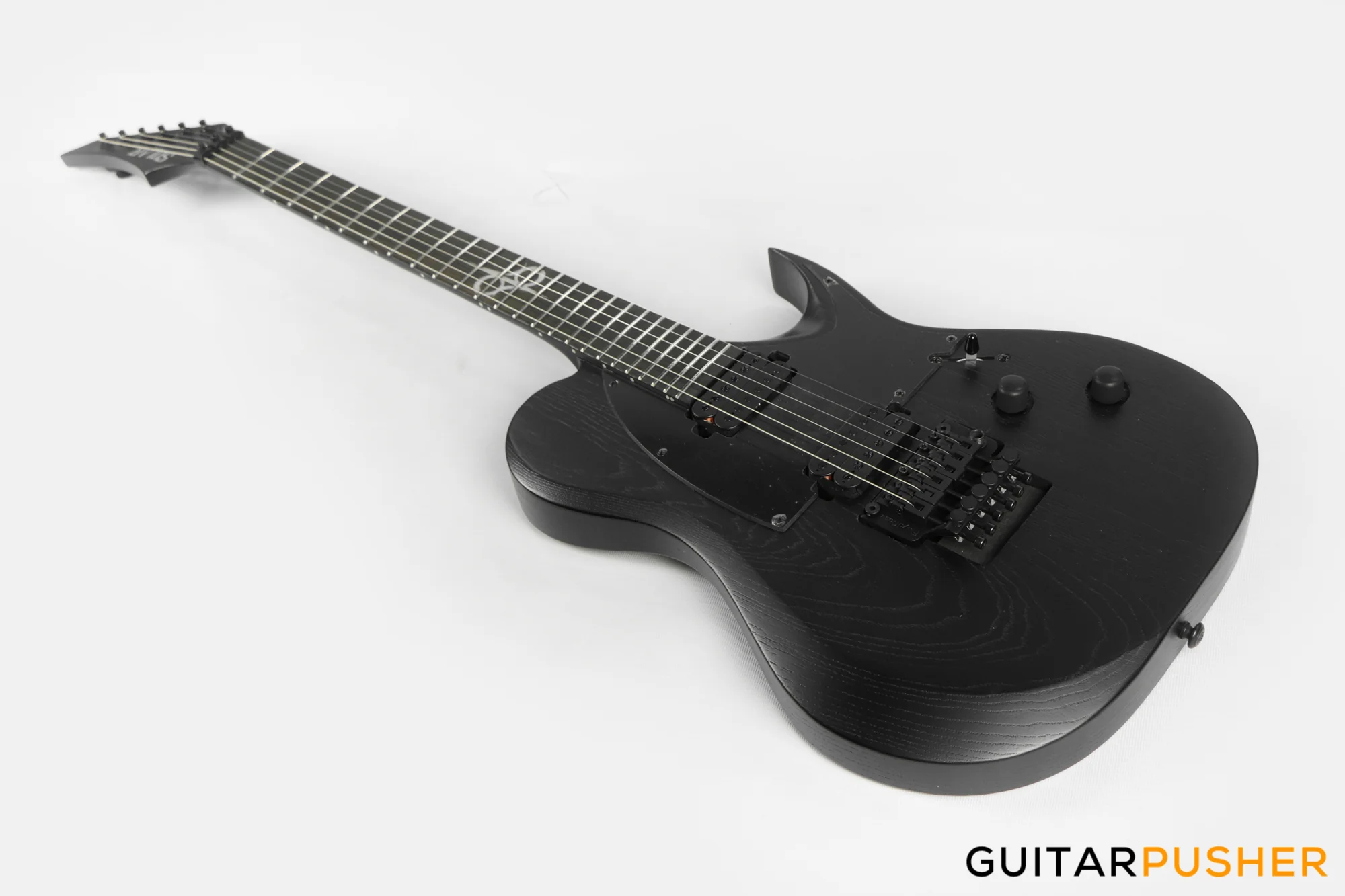 Solar Guitars T1.6FRBOP Black Open Pore Matte Electric Guitar w/ Floyd Rose 1000 - Image 3