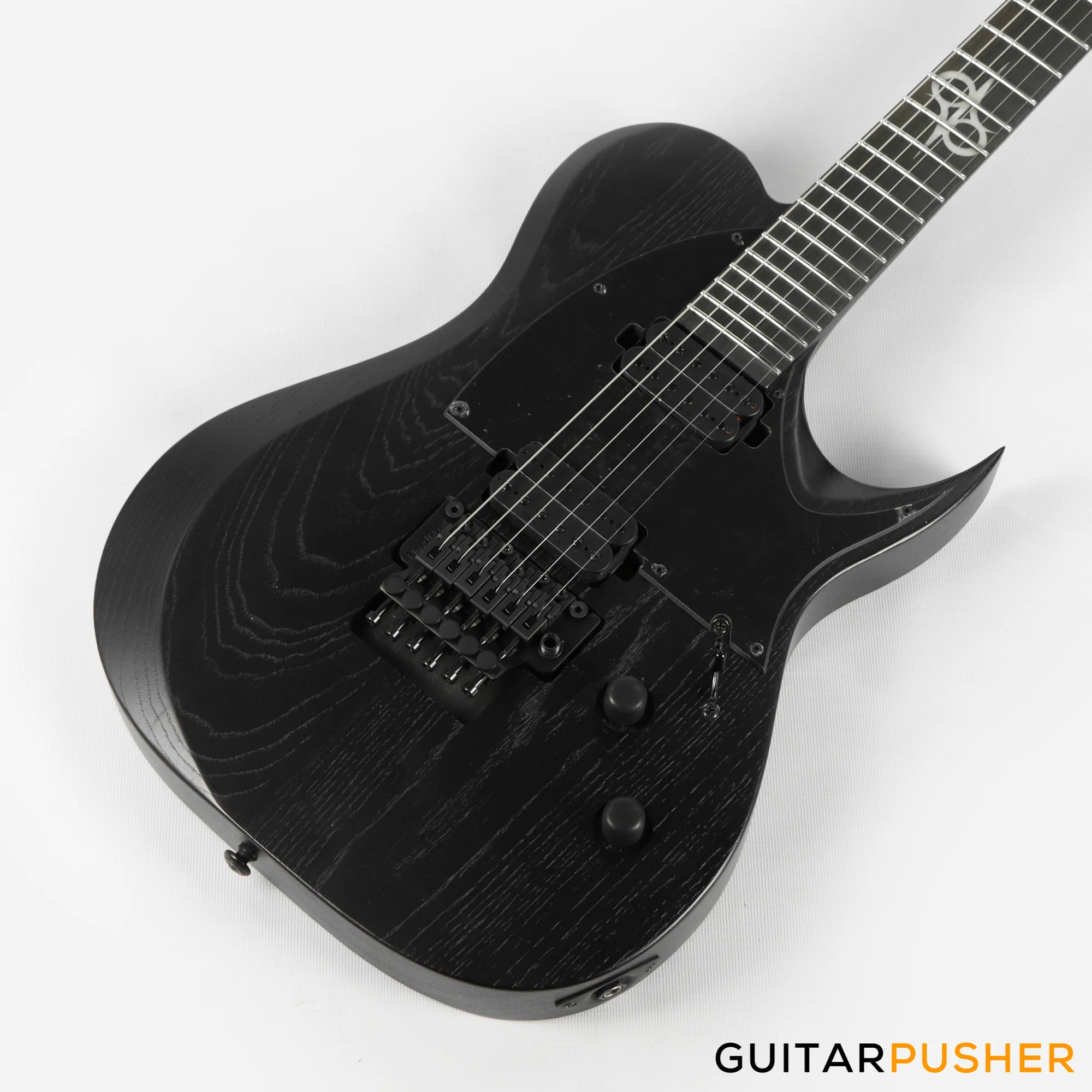 Solar Guitars T1.6FRBOP Black Open Pore Matte Electric Guitar w/ Floyd Rose 1000 - Image 4