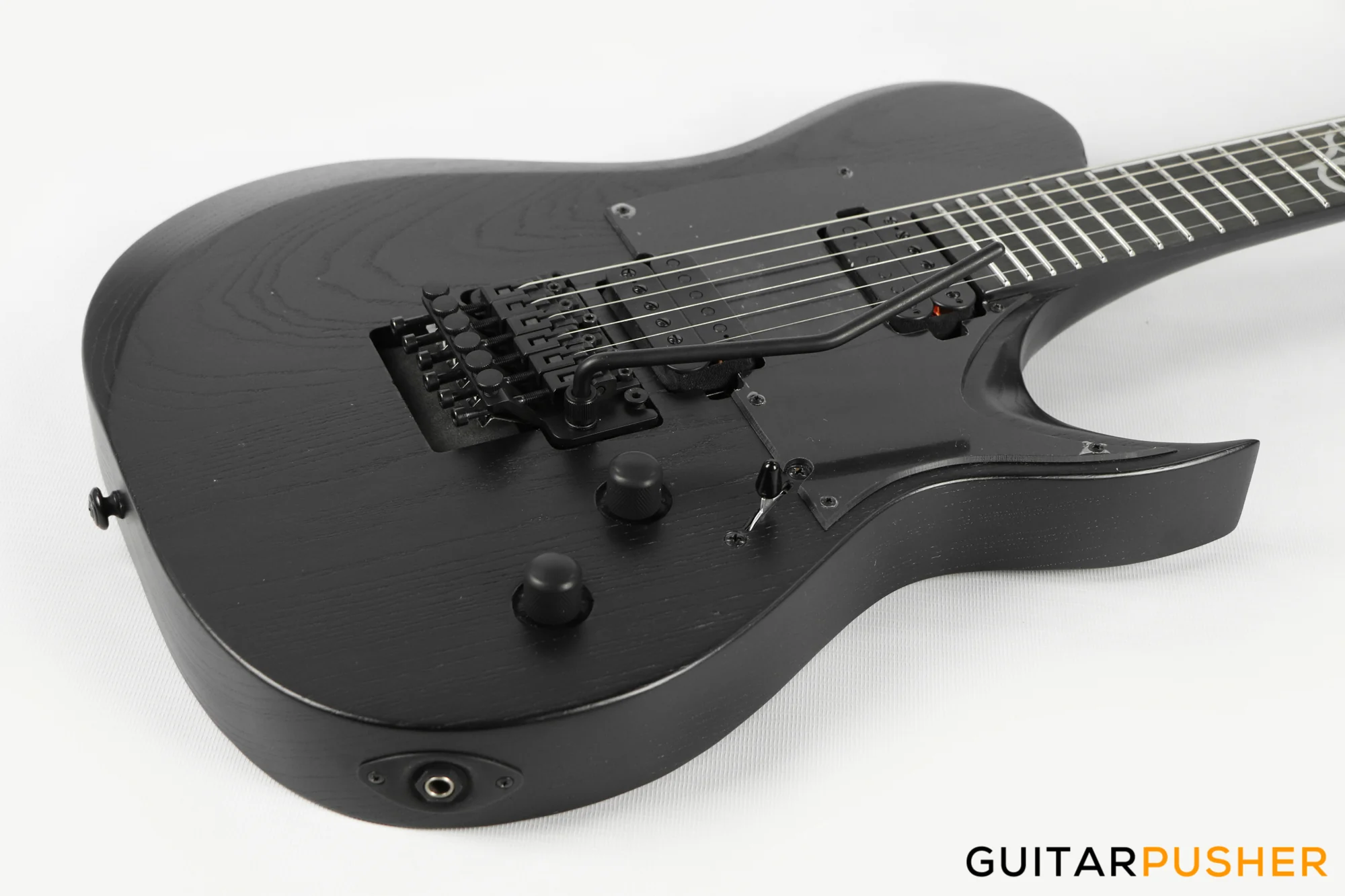 Solar Guitars T1.6FRBOP Black Open Pore Matte Electric Guitar w/ Floyd Rose 1000 - Image 5