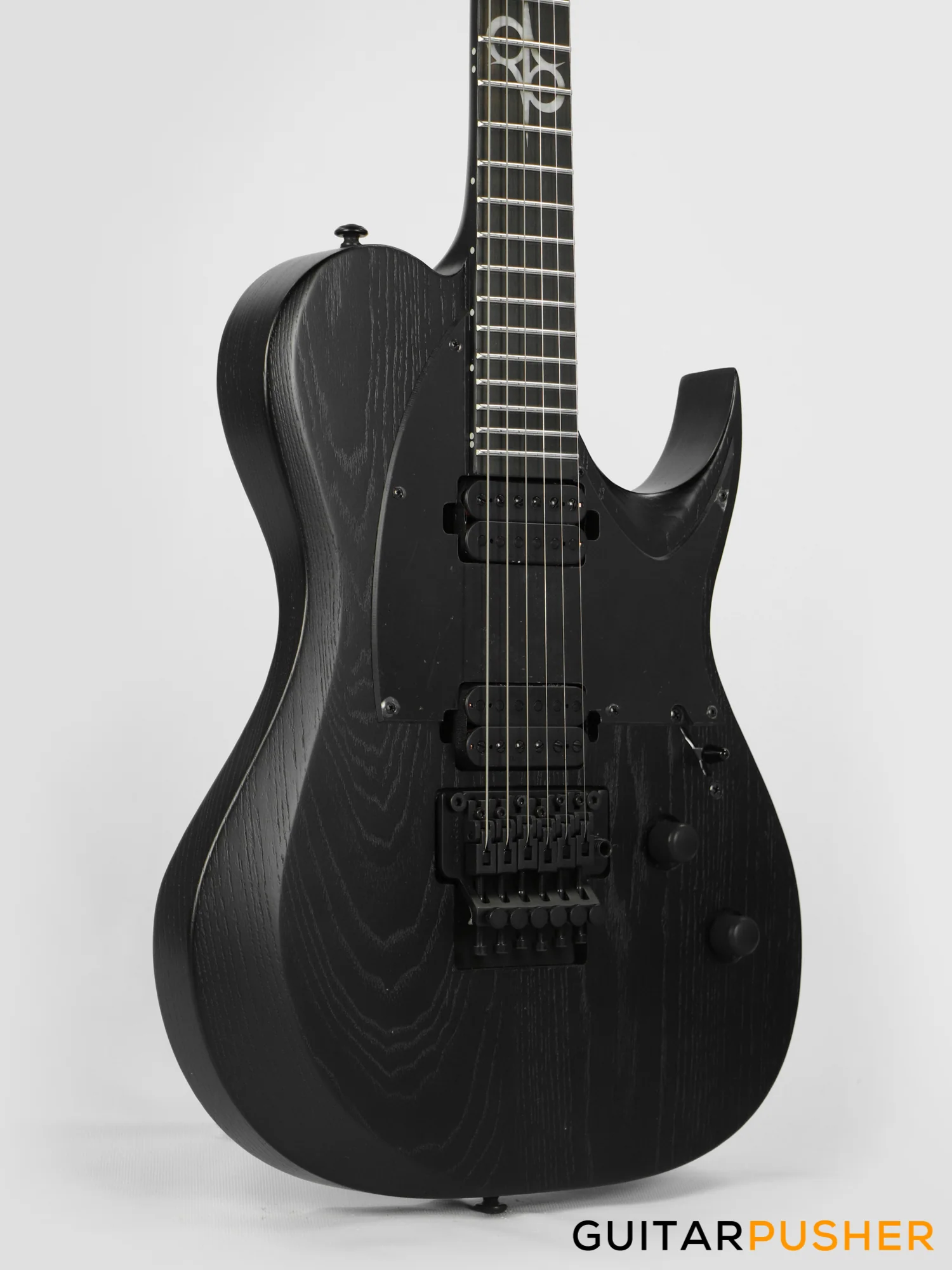 Solar Guitars T1.6FRBOP Black Open Pore Matte Electric Guitar w/ Floyd Rose 1000 - Image 9