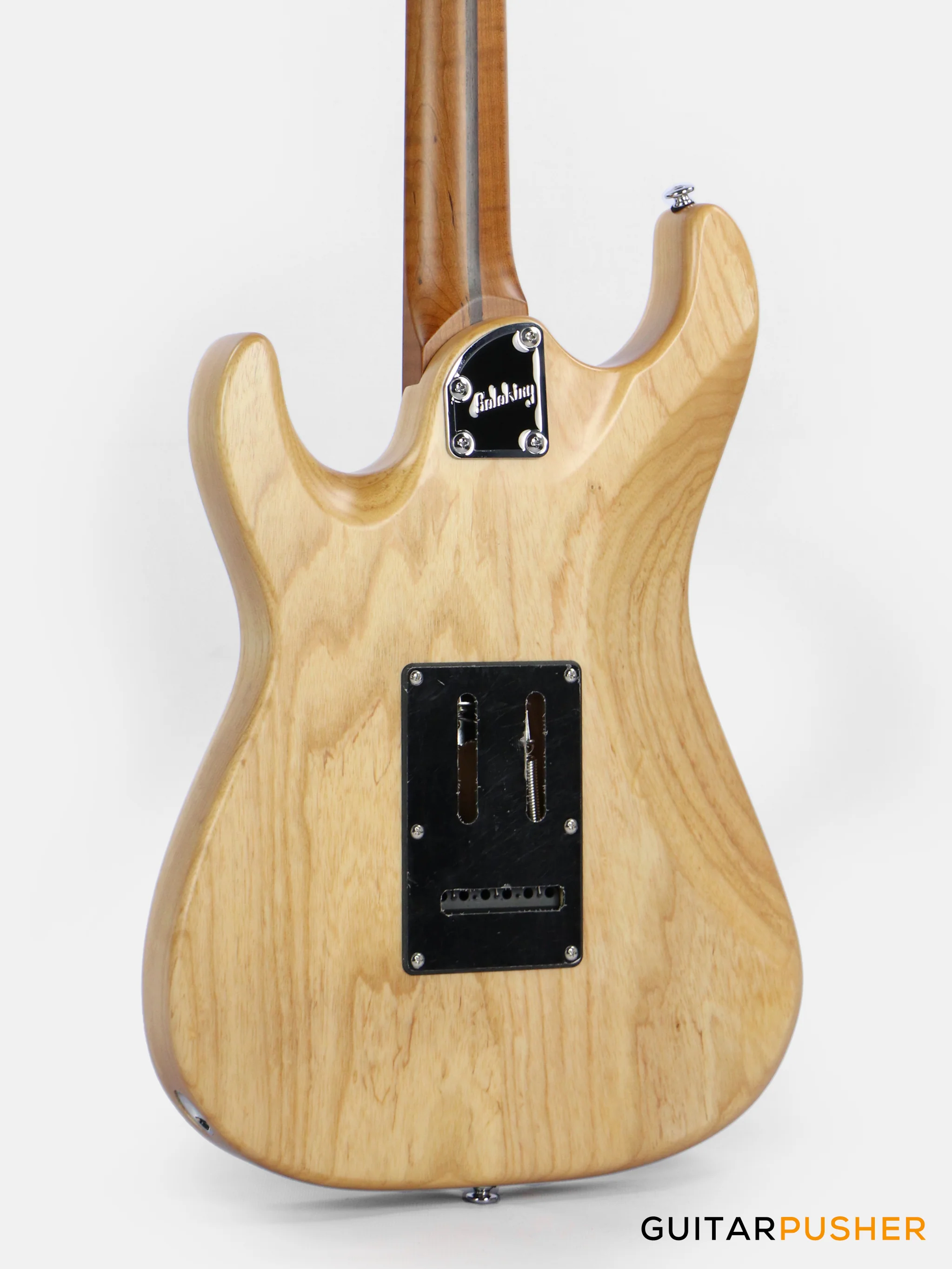 Soloking MS-1 Classic Flat Top FMN Roasted Flame Maple Neck HSS Electric Guitar - Jeans Pacific Blue - Image 14