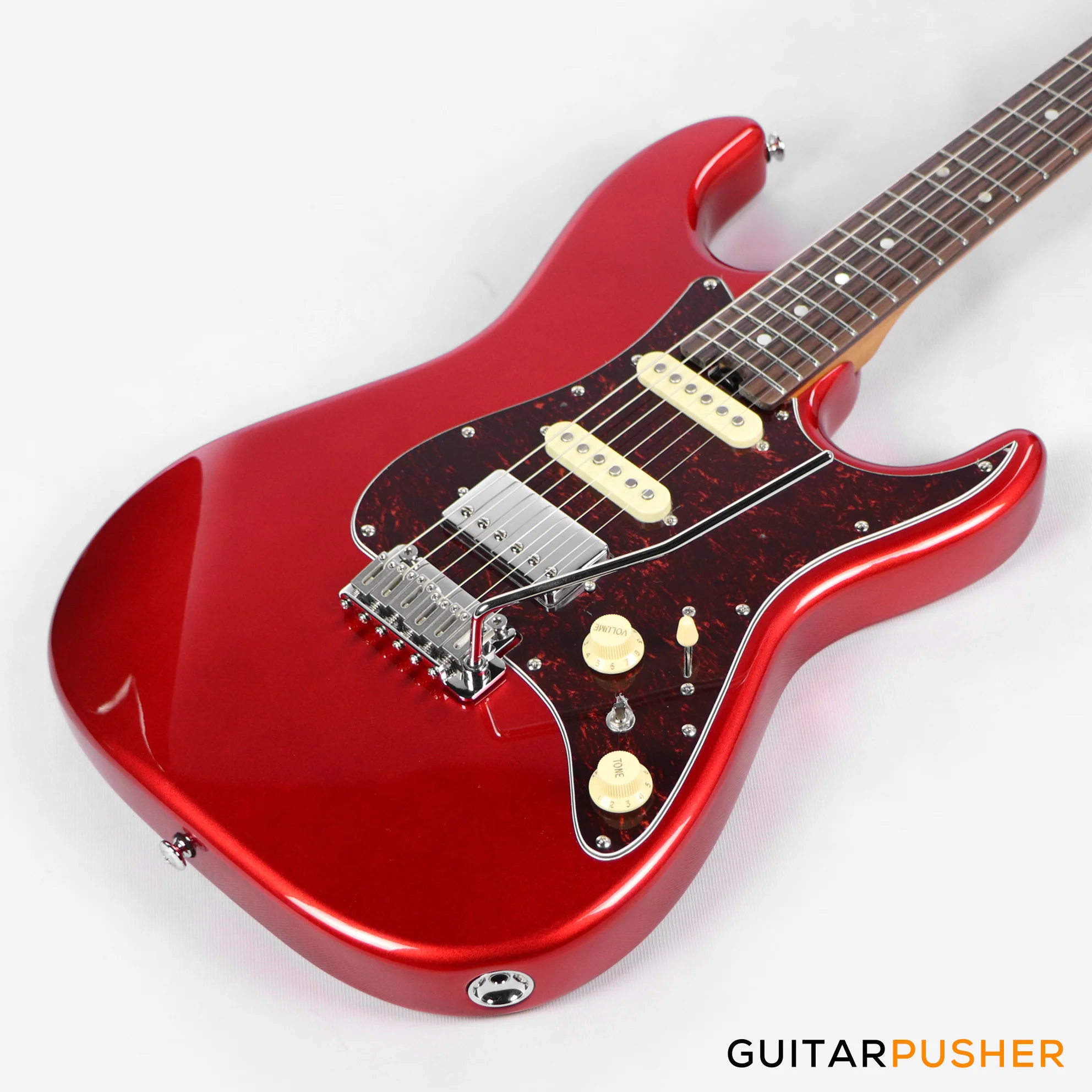 Soloking MS-1 Classic MKII with Roasted Neck and Rosewood FB - Candy Apple Red - Image 10