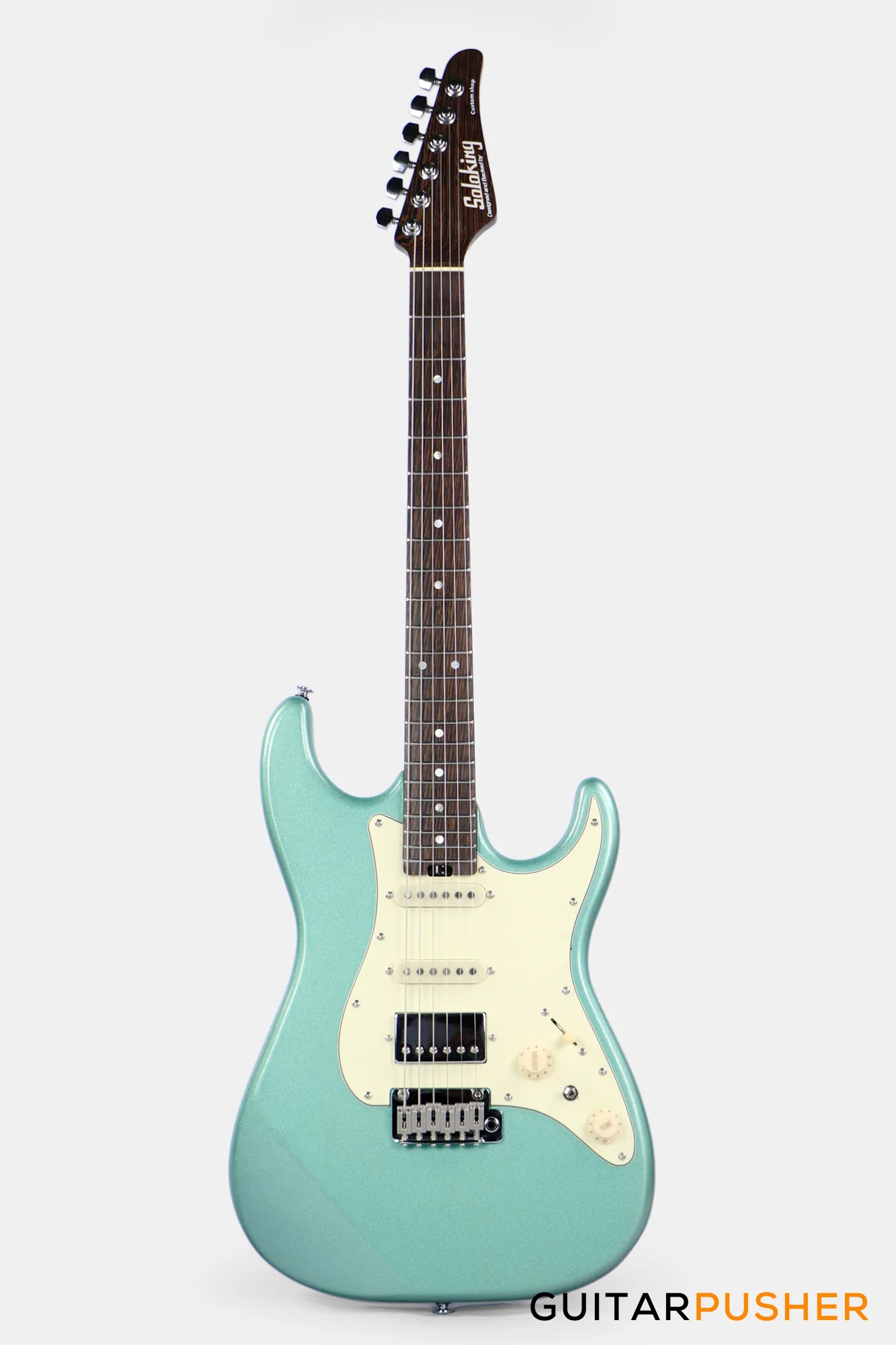 Soloking MS-11 Classic MKII with One-Piece Wenge Neck - Ocean Turquoise Metallic (Special Run) - Image 2