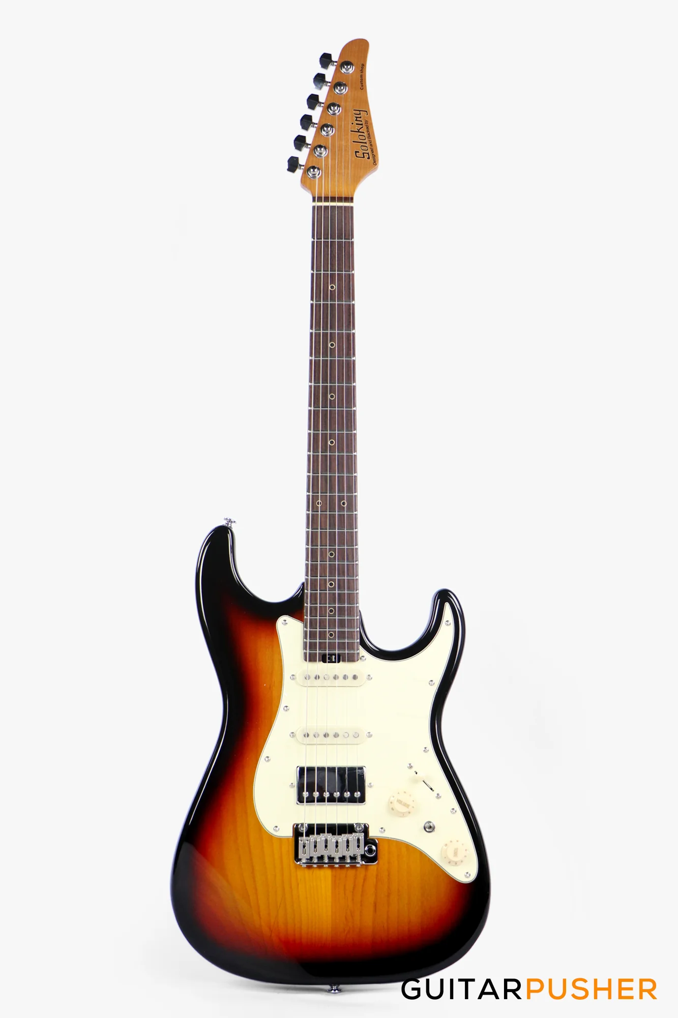 Soloking MS-11 Classic MKII with Rosewood FB - 3 Tone Sunburst - Image 2