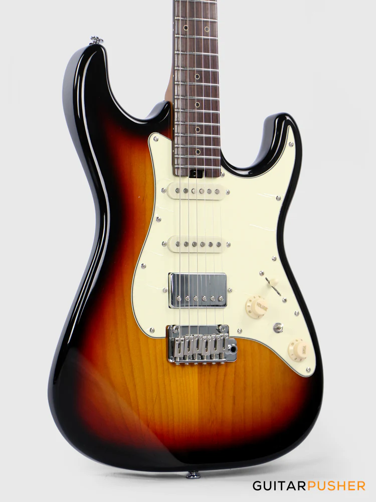 Soloking MS-11 Classic MKII with Rosewood FB - 3 Tone Sunburst - Image 4