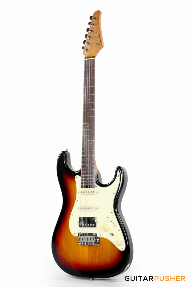 Soloking MS-11 Classic MKII with Rosewood FB - 3 Tone Sunburst - Image 7