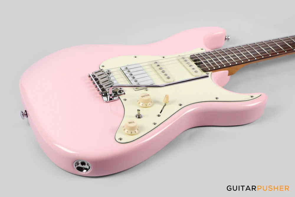Soloking MS-11 Classic MKII with Rosewood FB - Shell Pink - Image 10