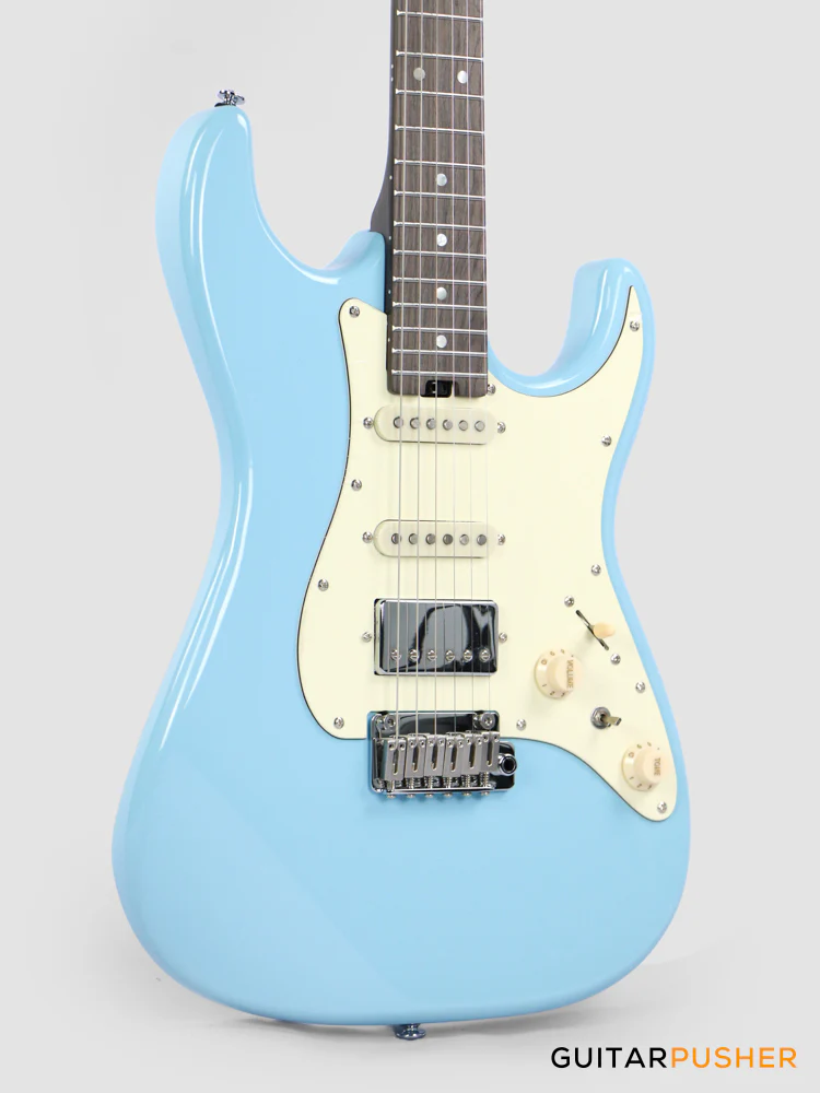 Soloking MS-11 Classic with One Piece Micrata Rosewood Neck in Daphne blue Nafiri Special Run - Image 4