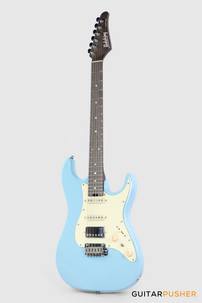 Soloking MS-11 Classic with One Piece Micrata Rosewood Neck in Daphne blue Nafiri Special Run - Image 7