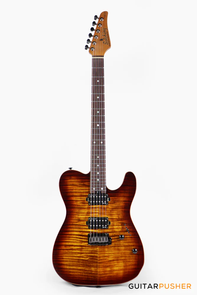 Soloking MT-1 FM 24 Deluxe MKII – Bengal Burst - Image 2