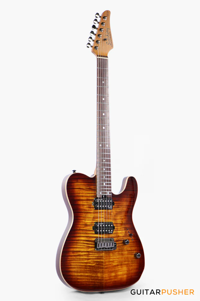 Soloking MT-1 FM 24 Deluxe MKII – Bengal Burst - Image 3
