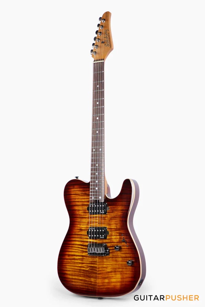Soloking MT-1 FM 24 Deluxe MKII – Bengal Burst - Image 7